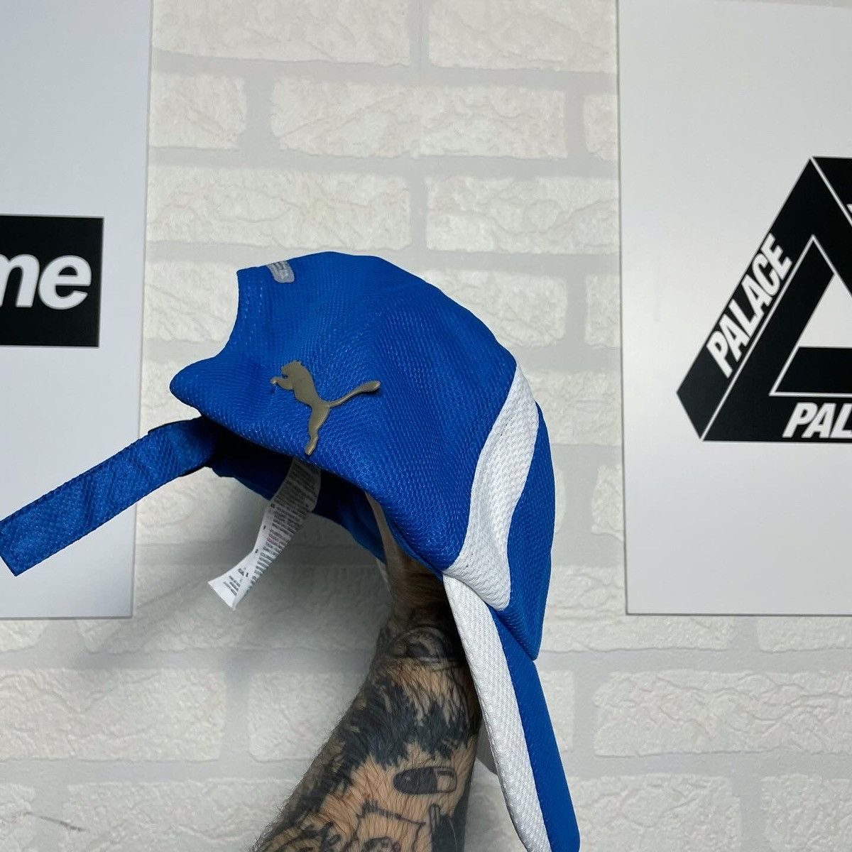 Puma × Vintage Vintage Puma Blue Italia Football Italy Cap Size ONE SIZE - 2 Thumbnail