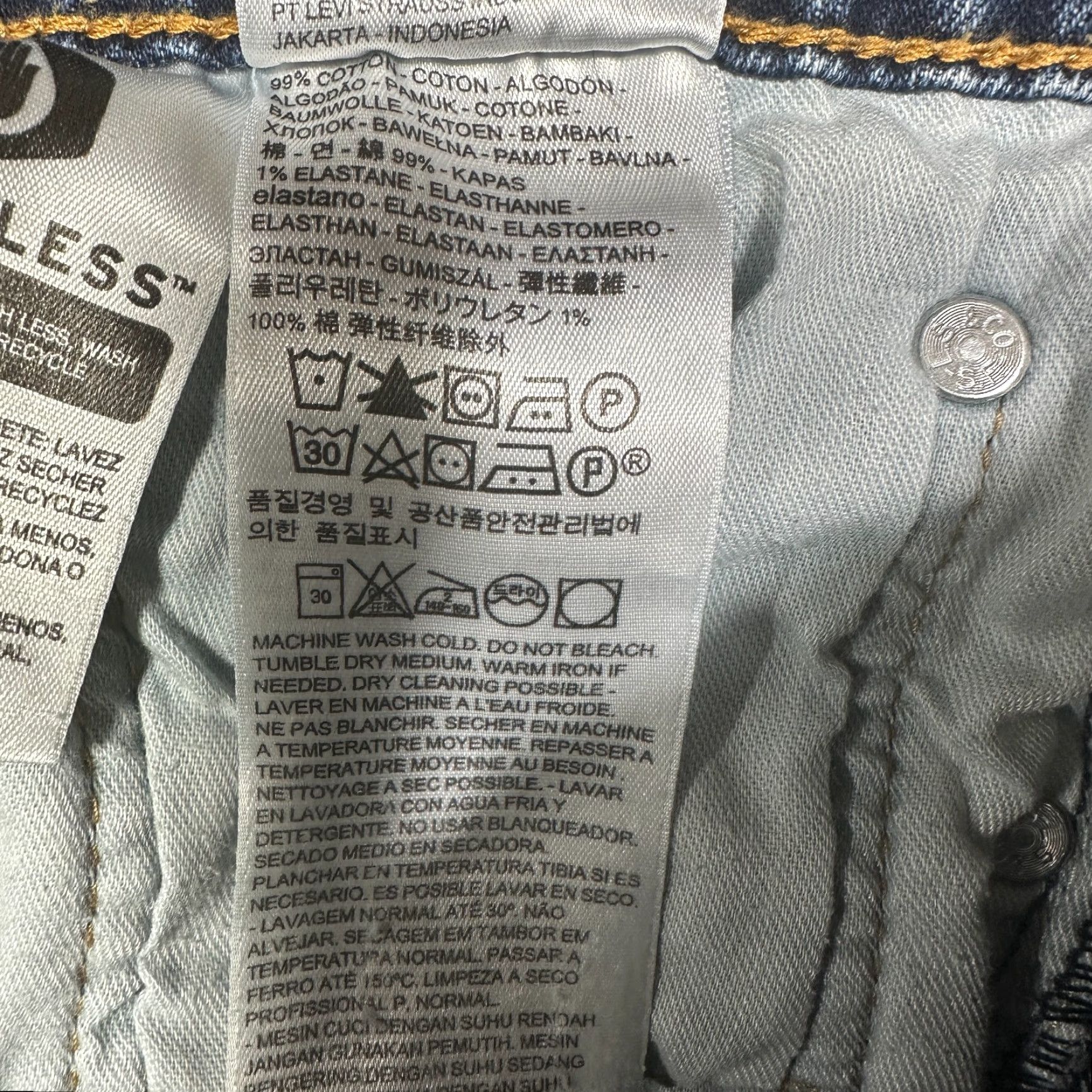 Levi's Levi's 505 Jeans Mens 38 Medium Wash Cotton Stretch 5-Pocket Straight Leg Jeans Men's Regular Blue 90s Modern Leather Logo Size US 38 / EU 54 - 5 Thumbnail