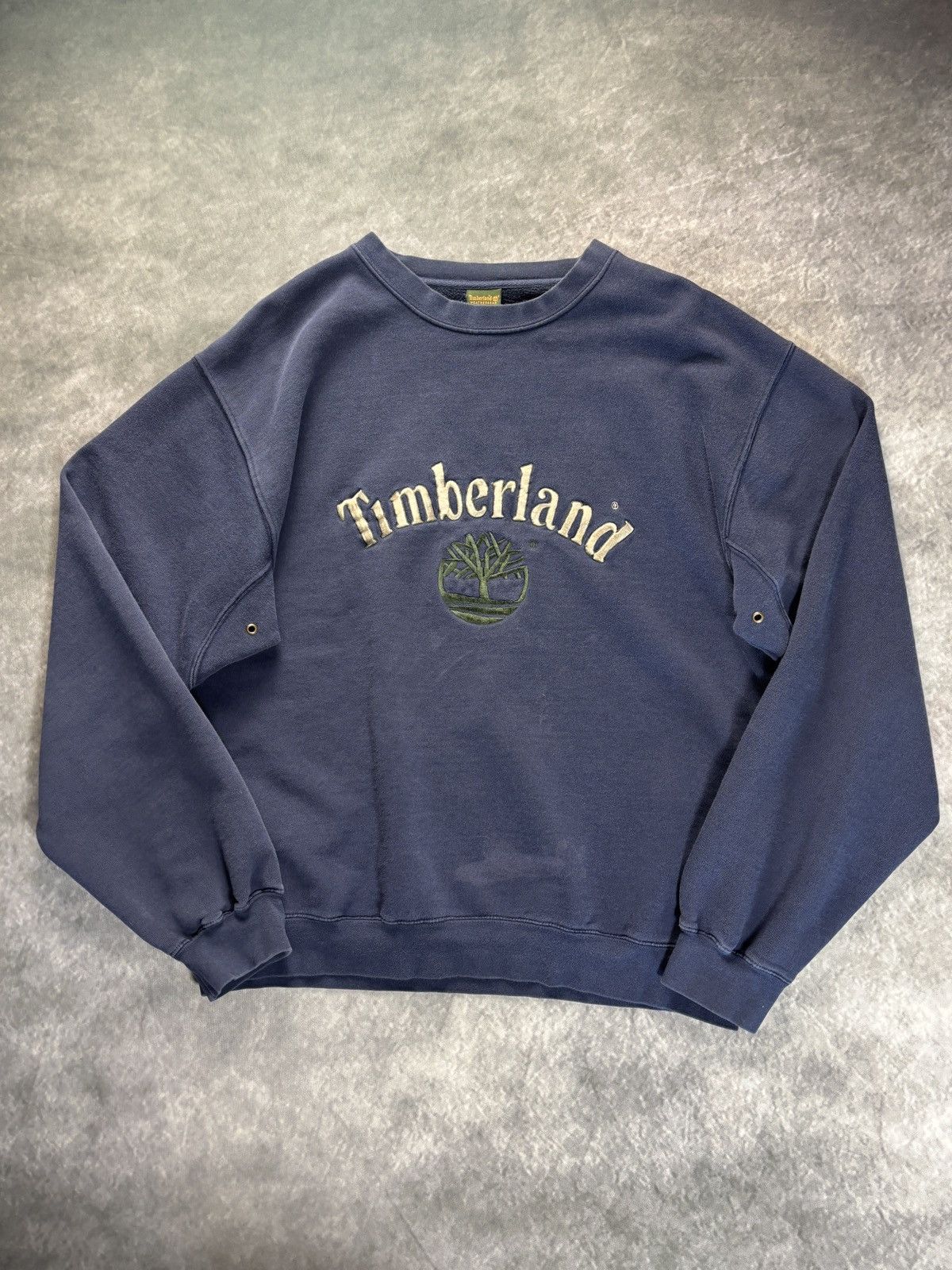 Timberland Vintage Timberland Sweatshirt 90s Crewneck Pullover Sweater Size US L / EU 52-54 / 3 - 2 Thumbnail