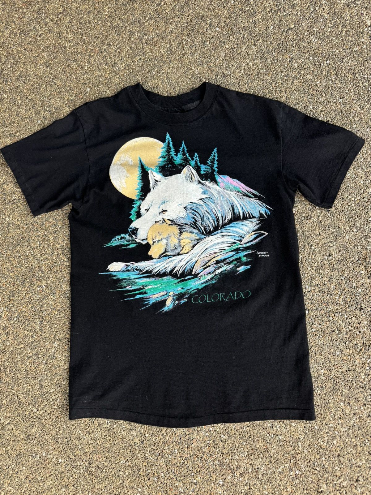 Habitat × Vintage Vintage Wolf Habitat Tee Size US M / EU 48-50 / 2 - 1 Thumbnail