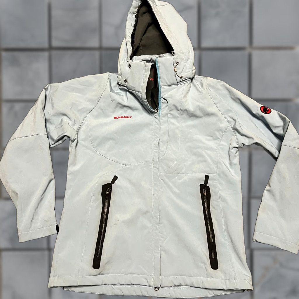 Mammut Mammut Coat Womens XL Jacket Blue Ski Hooded Full Zip Outdoor stain Parka Womens XL Blue Coat Size XL / US 12-14 / IT 48-50 - 1 Thumbnail