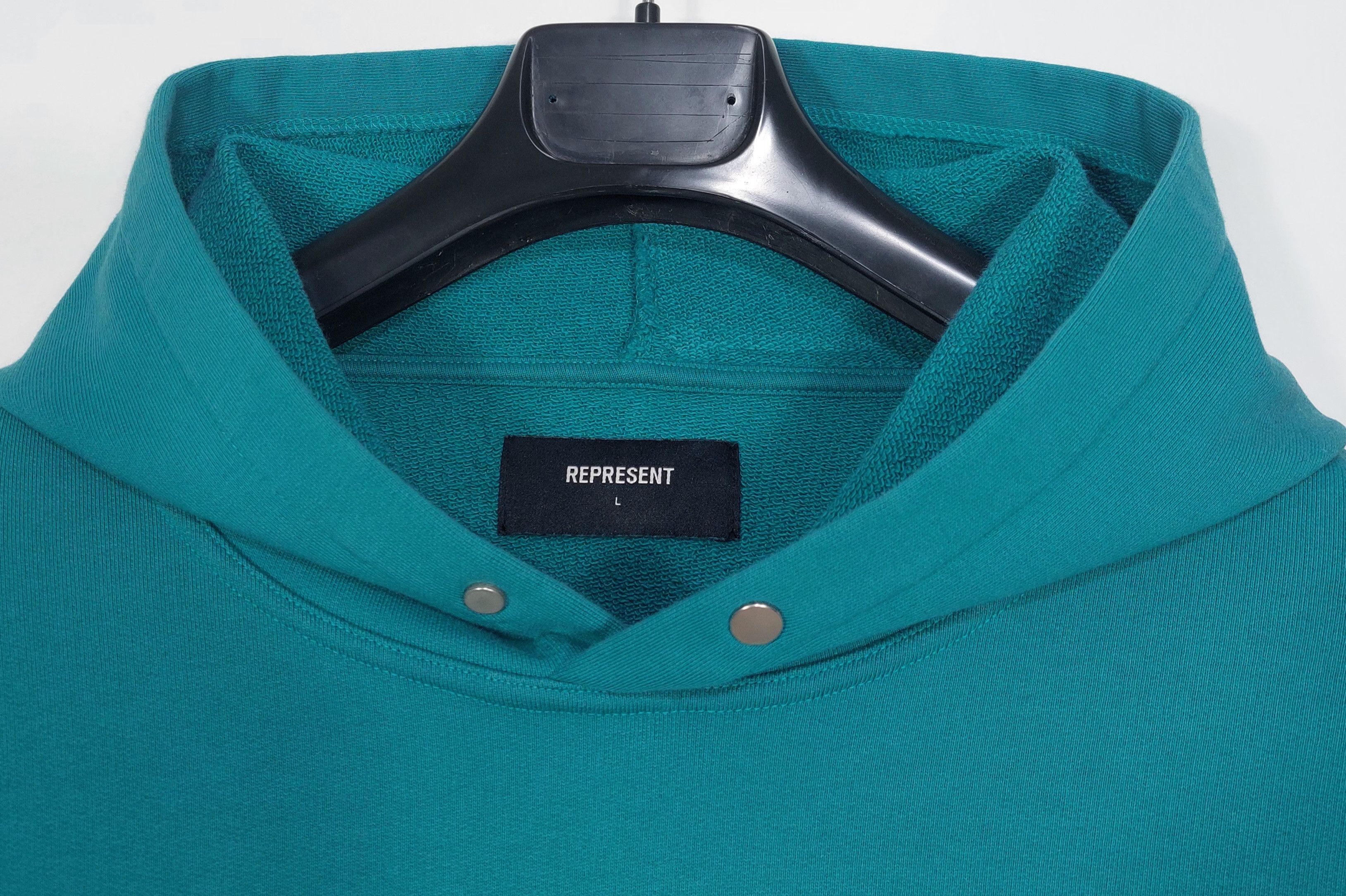 Represent Clo. patron of the club hoodie - teal green L Size US L / EU 52-54 / 3 - 2 Thumbnail