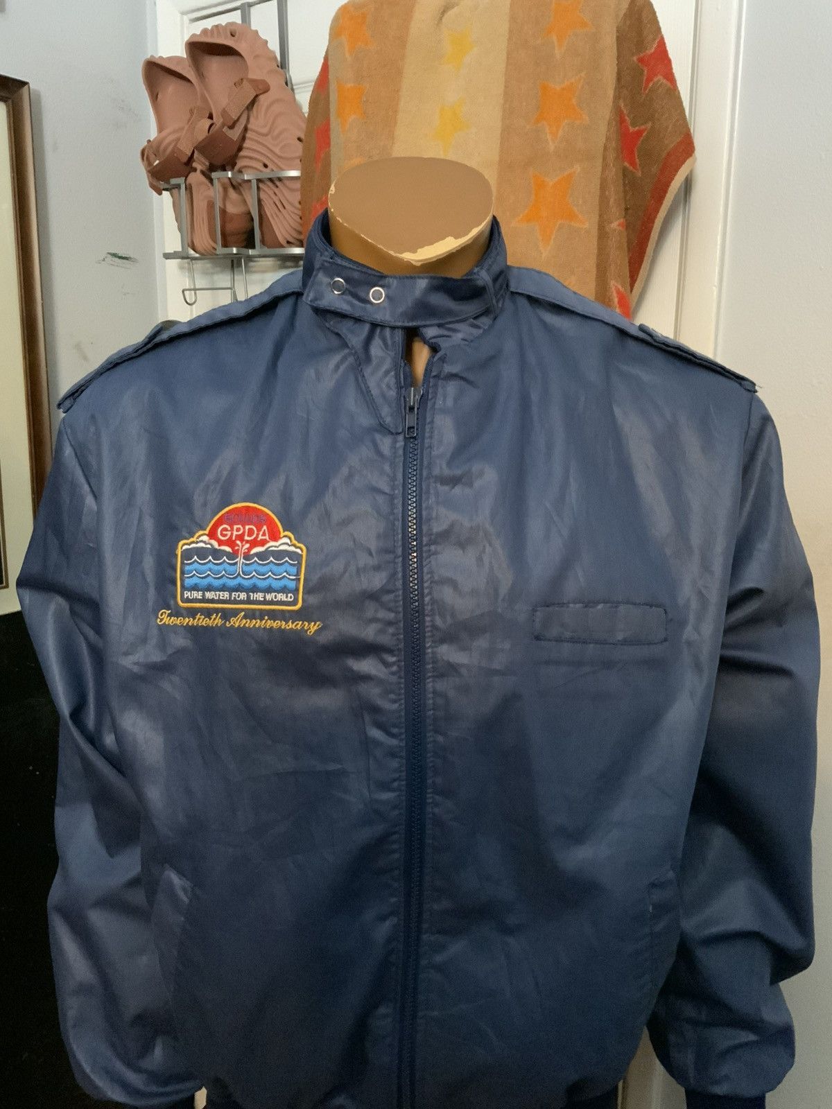 Vintage Vintage Goulds GPDA Pure Water Anniversary Bomber Jacket Size US M / EU 48-50 / 2 - 9 Thumbnail