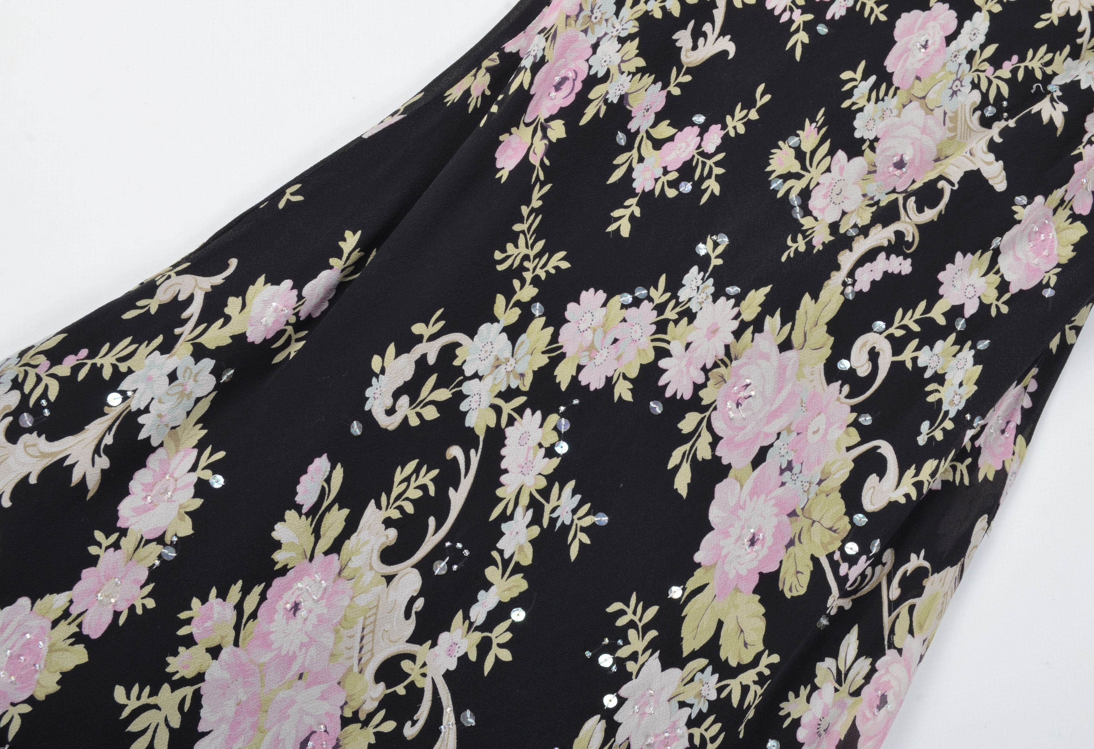 Laura Ashley Vintage Laura Ashley Y2K Mermaid Fairy Floral Dress Size M / US 6-8 / IT 42-44 - 6 Thumbnail