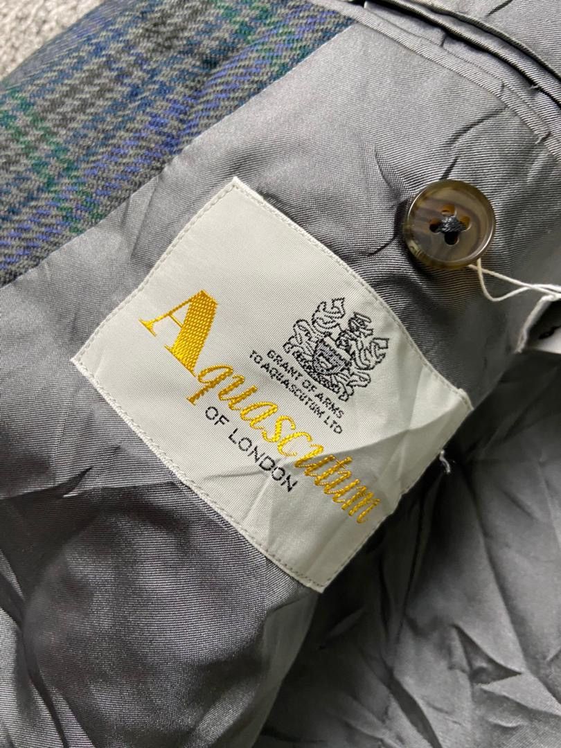 Aquascutum Vintage Aquascutum Houndstooth Blazer (191) Size US XS / EU 42 / 0 - 3 Thumbnail