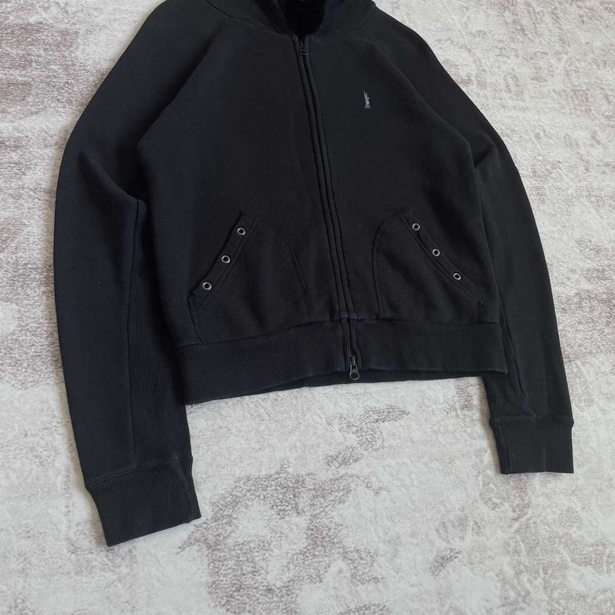 Japanese Brand Vintage Y2K East Boy Fur Hoodie Size US S / EU 44-46 / 1 - 6 Thumbnail