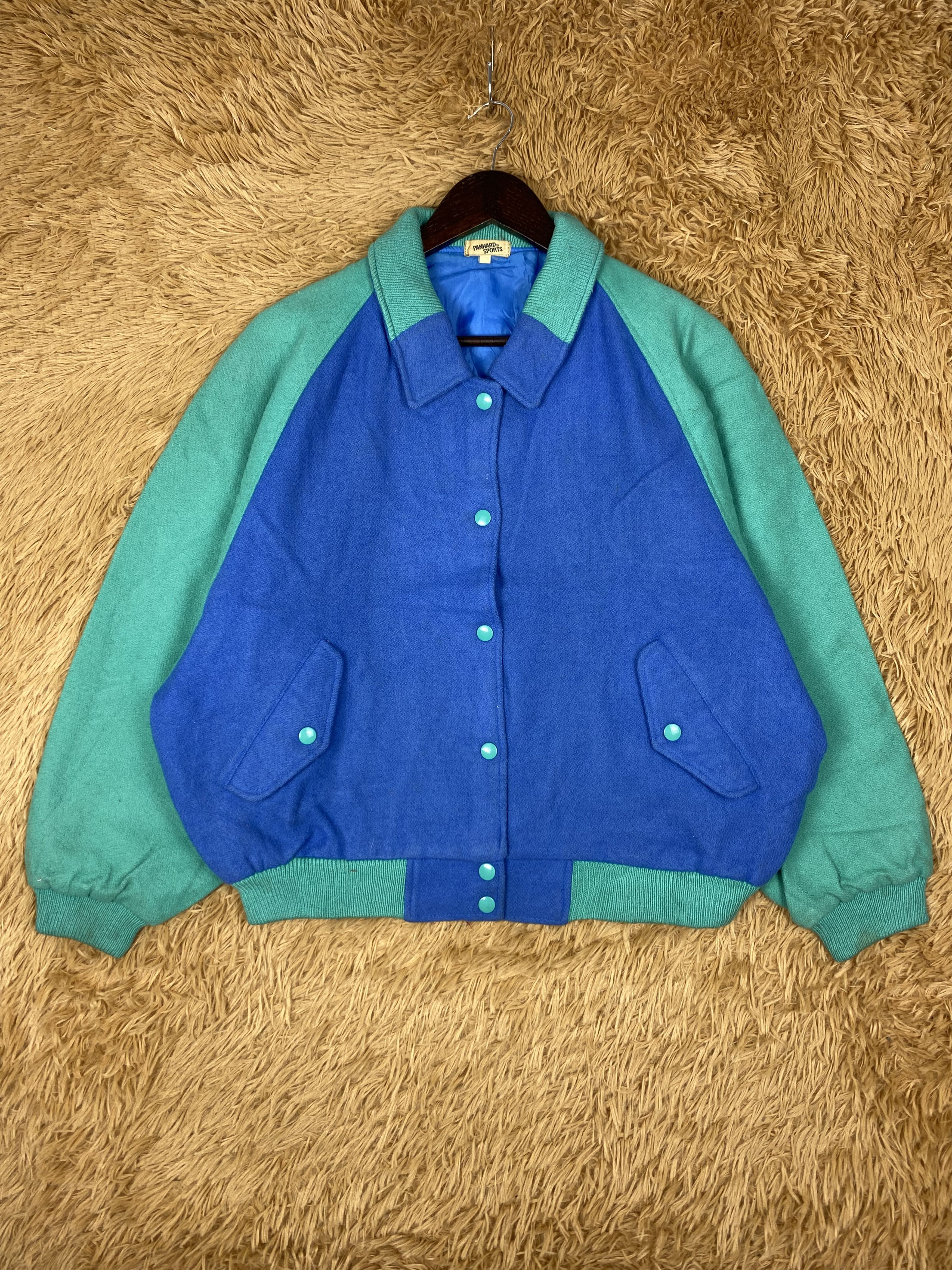 Japanese Brand Vintage Panhard Sports Varsity Jacket DJ0489 Size US M / EU 48-50 / 2 - 1 Thumbnail