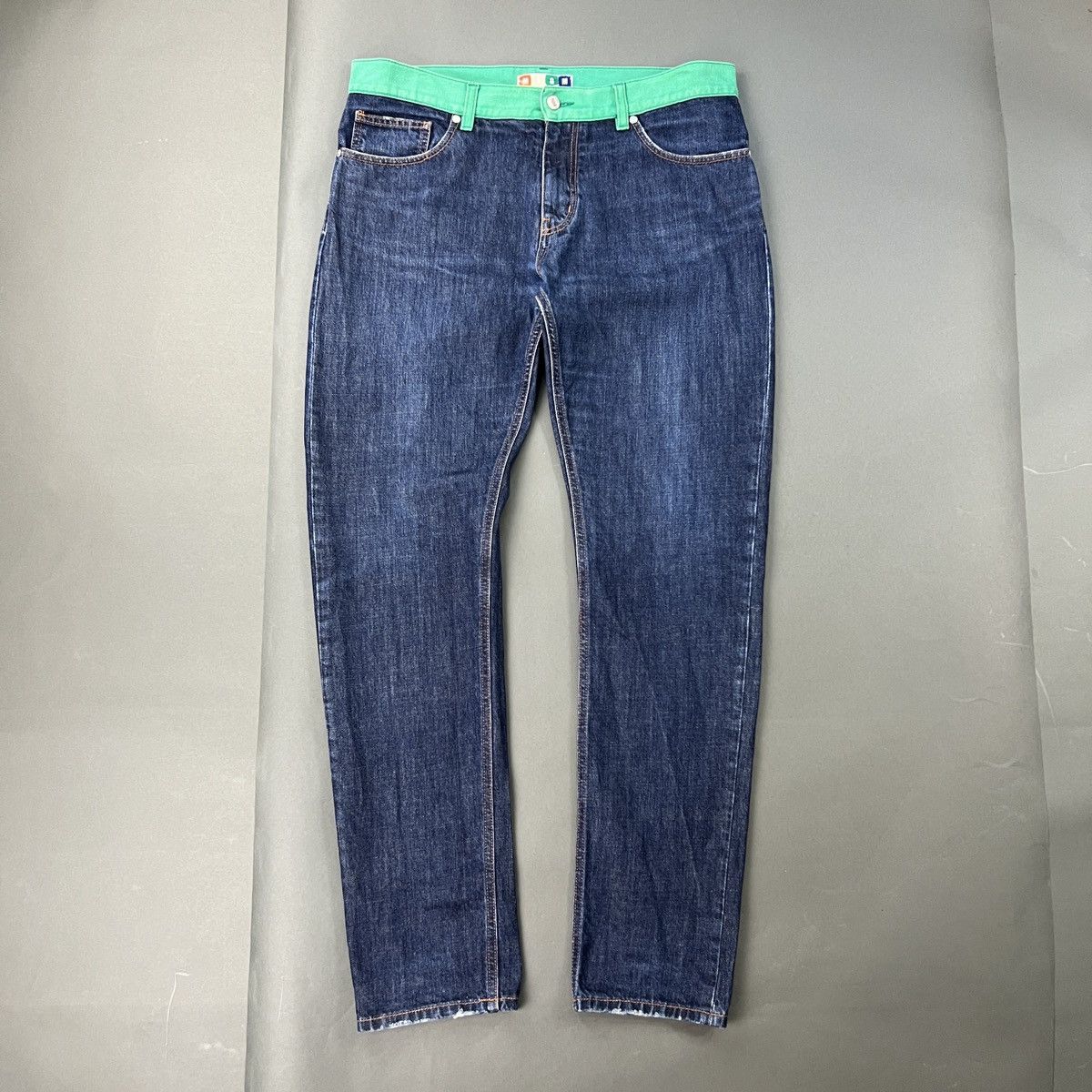 MSGM MSGM Color Block Jeans Made in Italy Size US 32 / EU 48 - 1 Thumbnail
