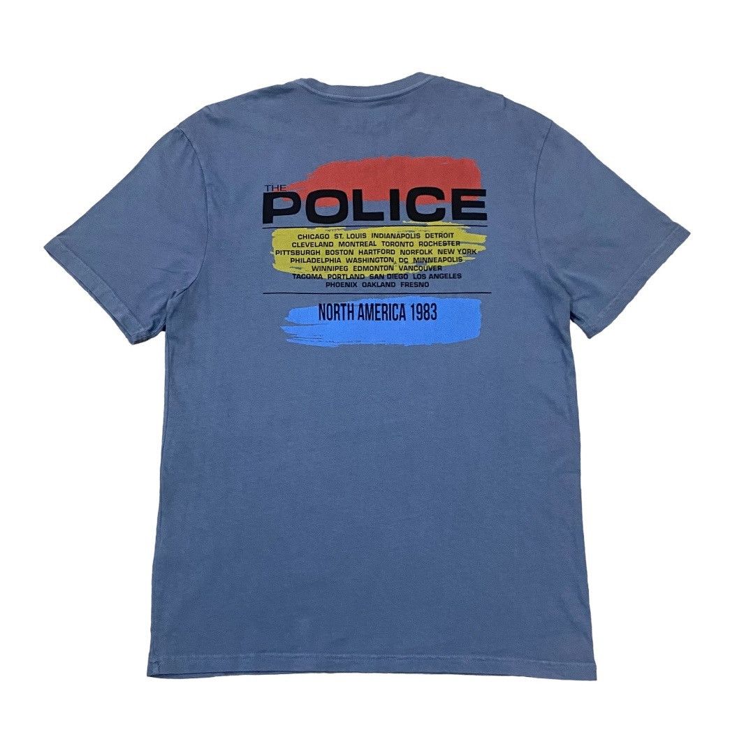 Band Tees The Police Rock Band North American Tour Merchandise Tshirt Size US M / EU 48-50 / 2 - 2 Thumbnail