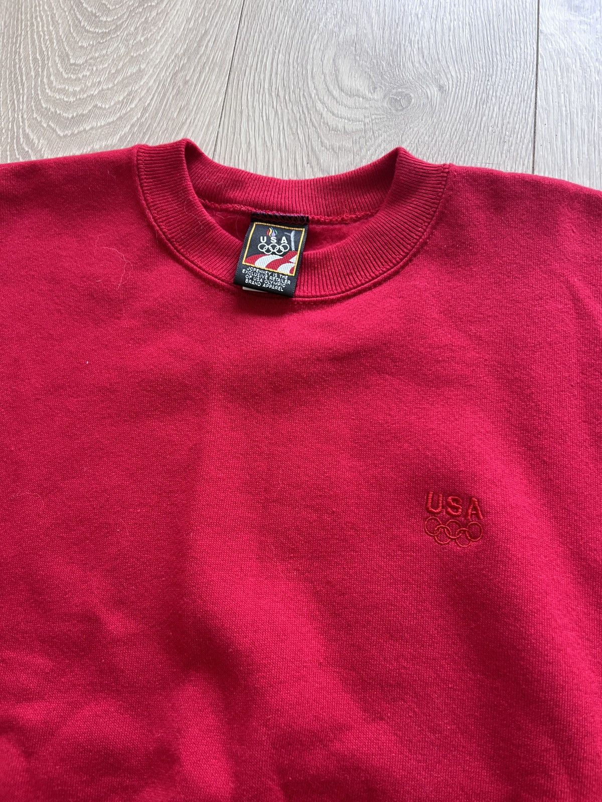 USA Olympics × Vintage Vintage USA Olympics Crew Sweatshirt Made In USA 90s Size US M / EU 48-50 / 2 - 1 Thumbnail