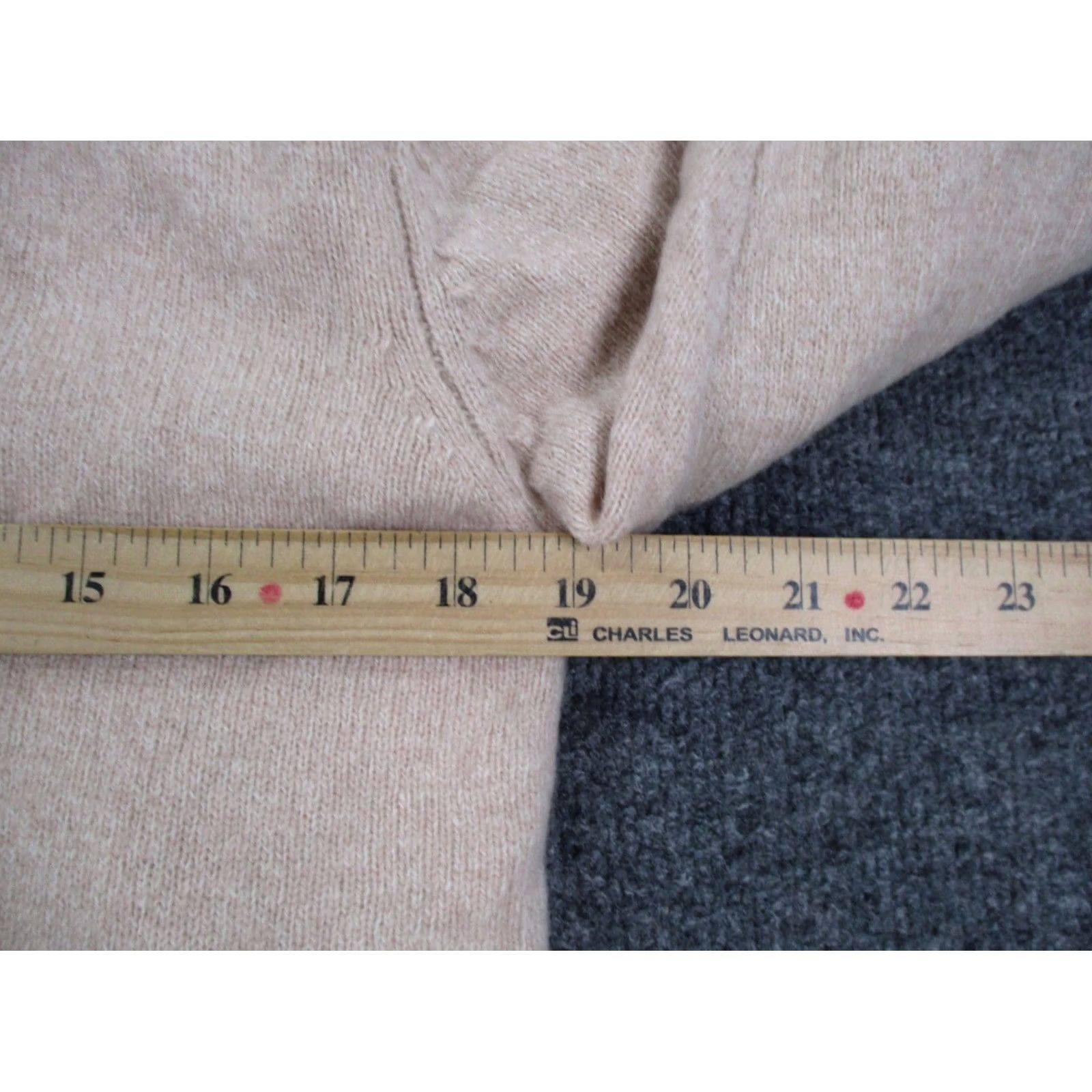 Vintage Carraig Donn Sweater Women M Beige Merino Wool Full Zip Knit Logo Lightweight Thermal Regular Size M / US 6-8 / IT 42-44 - 5 Thumbnail