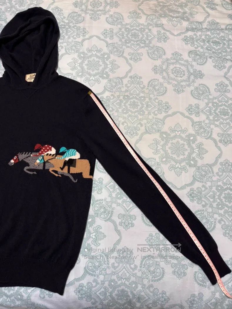 Hermes Hermes Cashmere Coat and Cashmere Hoodie, Classic Pattern Size US M / EU 48-50 / 2 - 6 Thumbnail