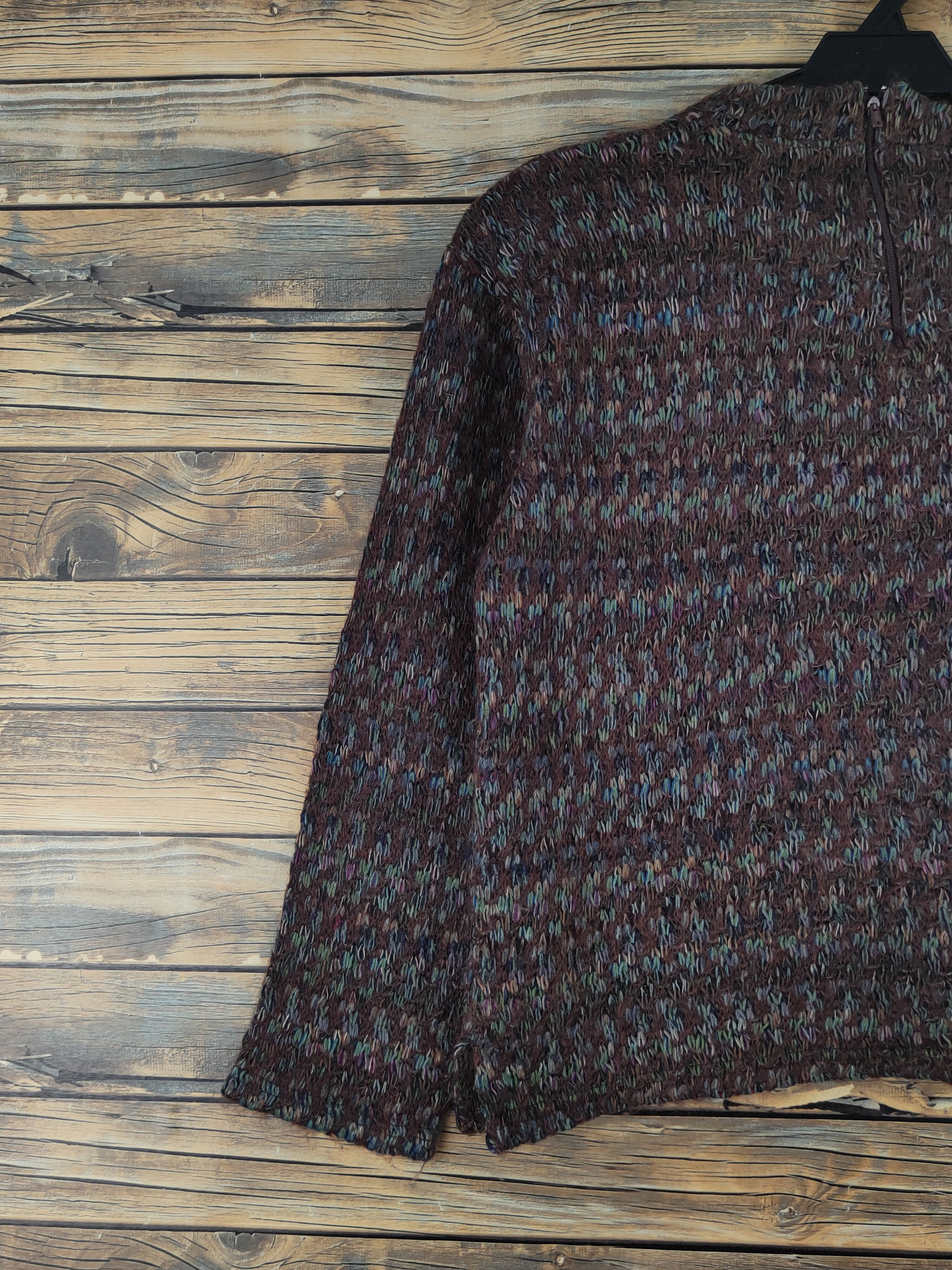 Japanese Brand × Vintage Happy Road Dark Brown Knitwear Crop Tops #W1218 Size S / US 4 / IT 40 - 9 Thumbnail