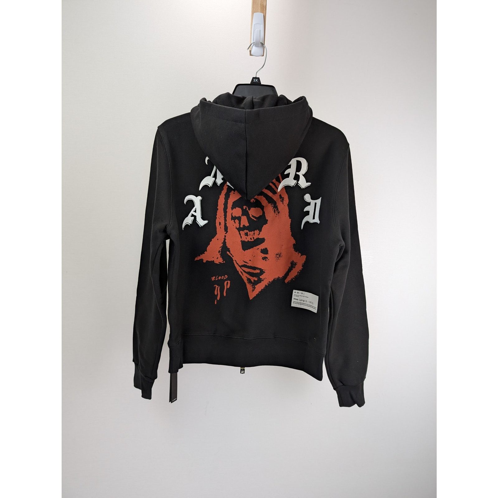 Amiri o1rshd1 Wes Lang Solar Kings Hoodie in Black Size US S / EU 44-46 / 1 - 1 Thumbnail