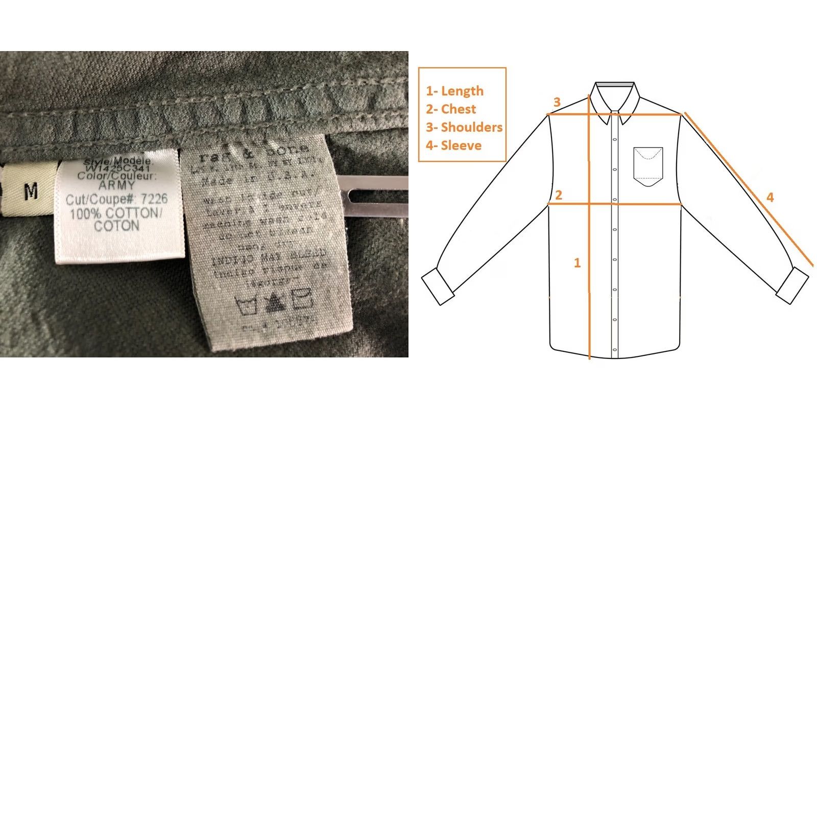 Rag & Bone rag & bone Green Cotton Jacket Women Size M Size M / US 6-8 / IT 42-44 - 9 Thumbnail