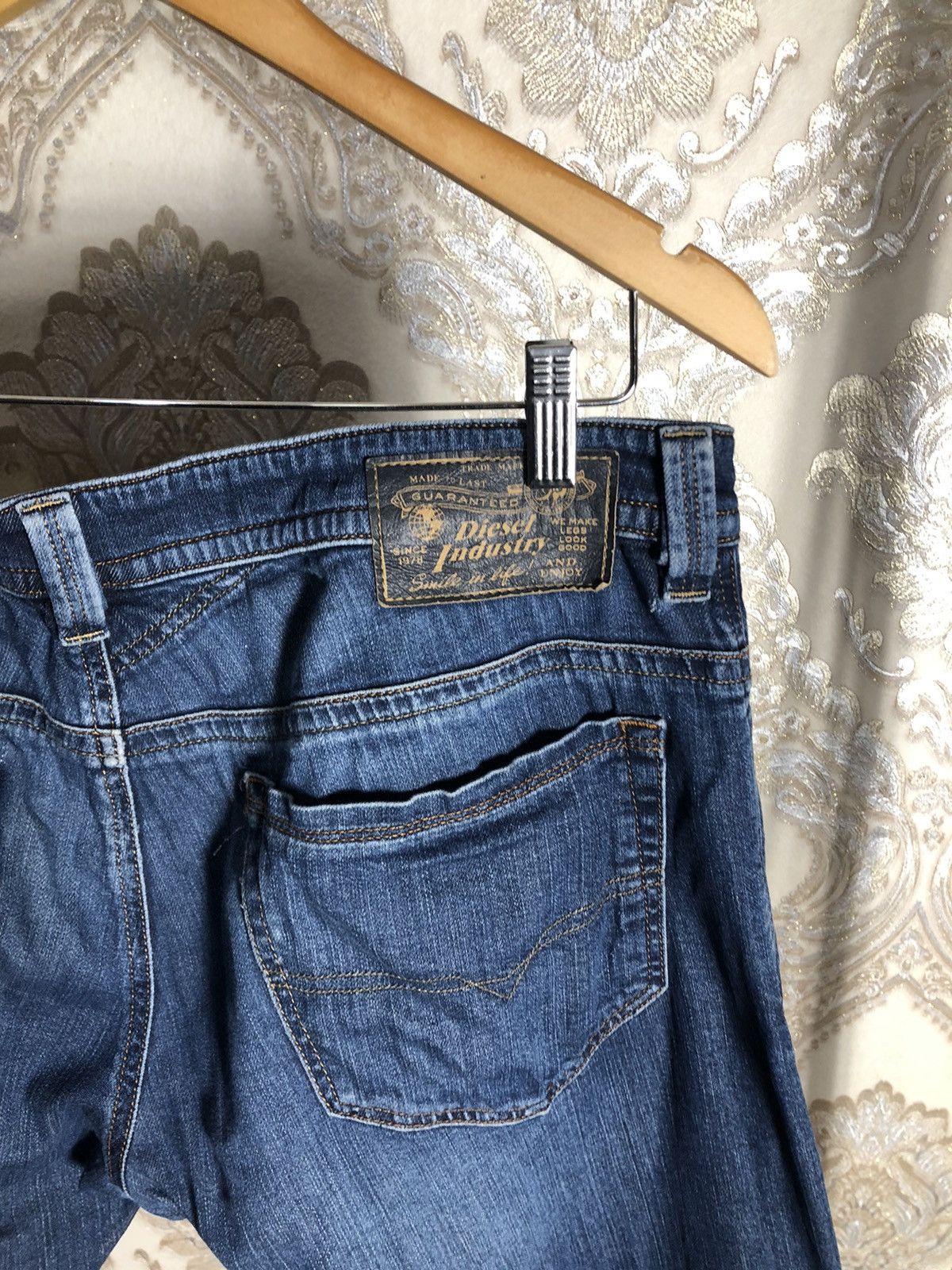 Diesel VINTAGE DIESEL INDUSTRY DENIM DIVISION JEANS CASUAL Y2K 90s Size US 34 / EU 50 - 8 Thumbnail