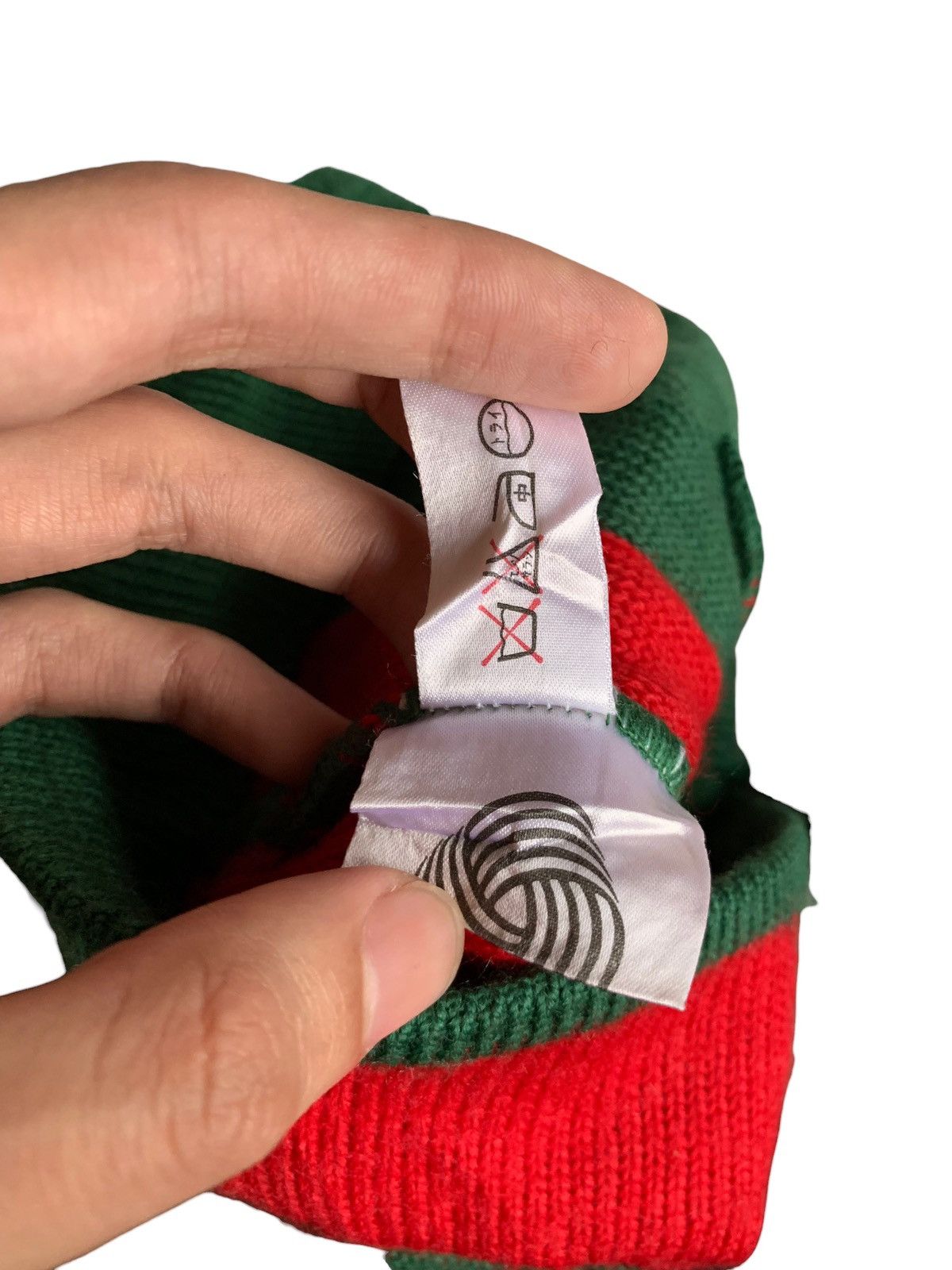 Japanese Brand × Kapital × Vintage F.C.O Red And Green Colour Winter Sessions Beanie Hats Size ONE SIZE - 9 Thumbnail
