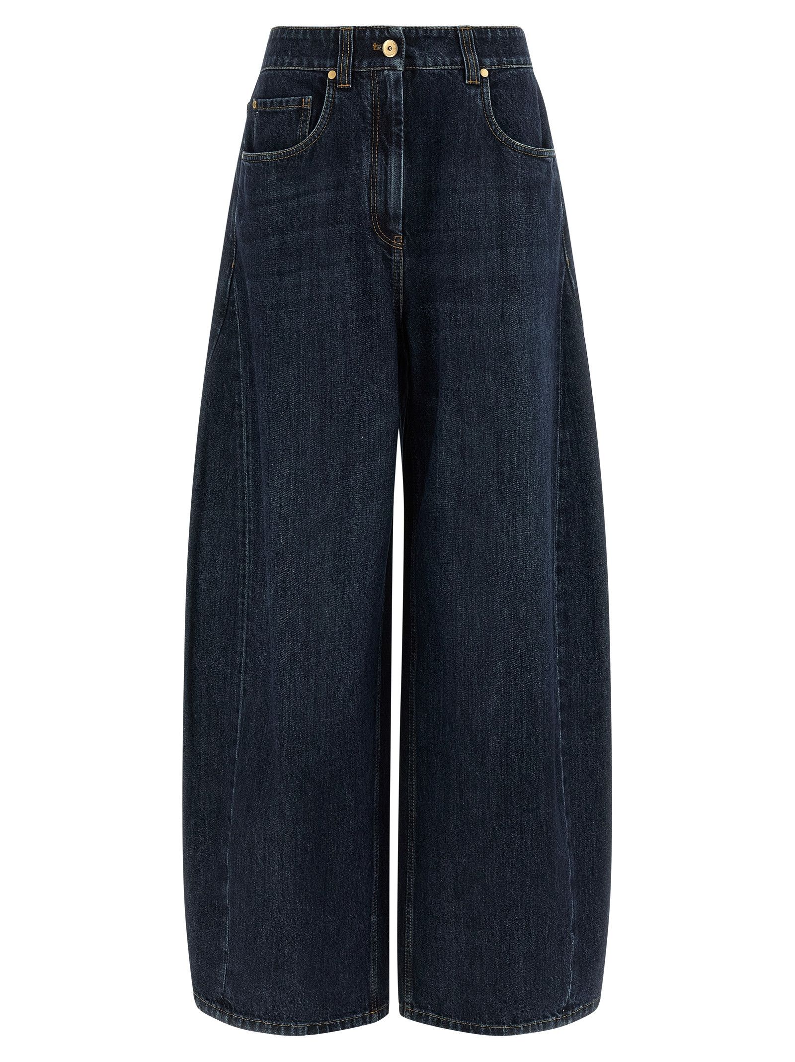 Brunello Cucinelli 'The Wide Barrel' jeans Size 30" / US 8 / IT 44 - 1 Thumbnail