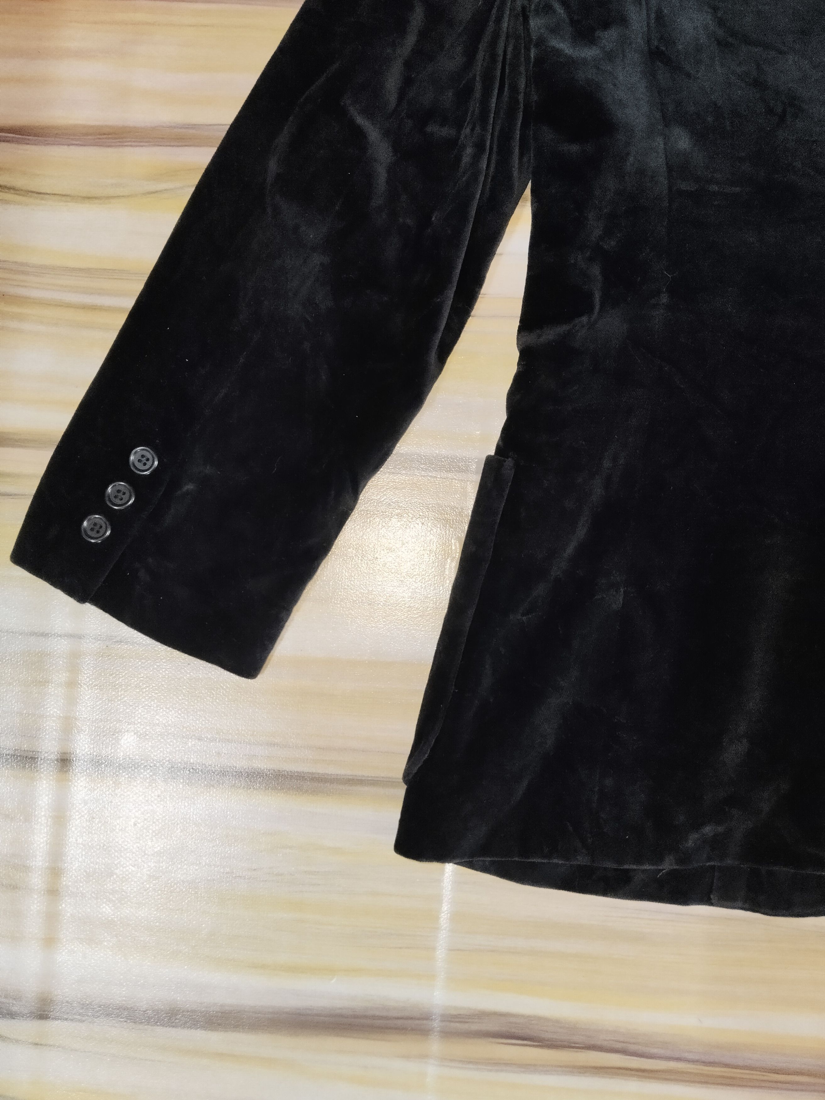 Yves Saint Laurent YVES SAINT LAURENT Velvet Coat Blazer Size S / US 4 / IT 40 - 8 Thumbnail