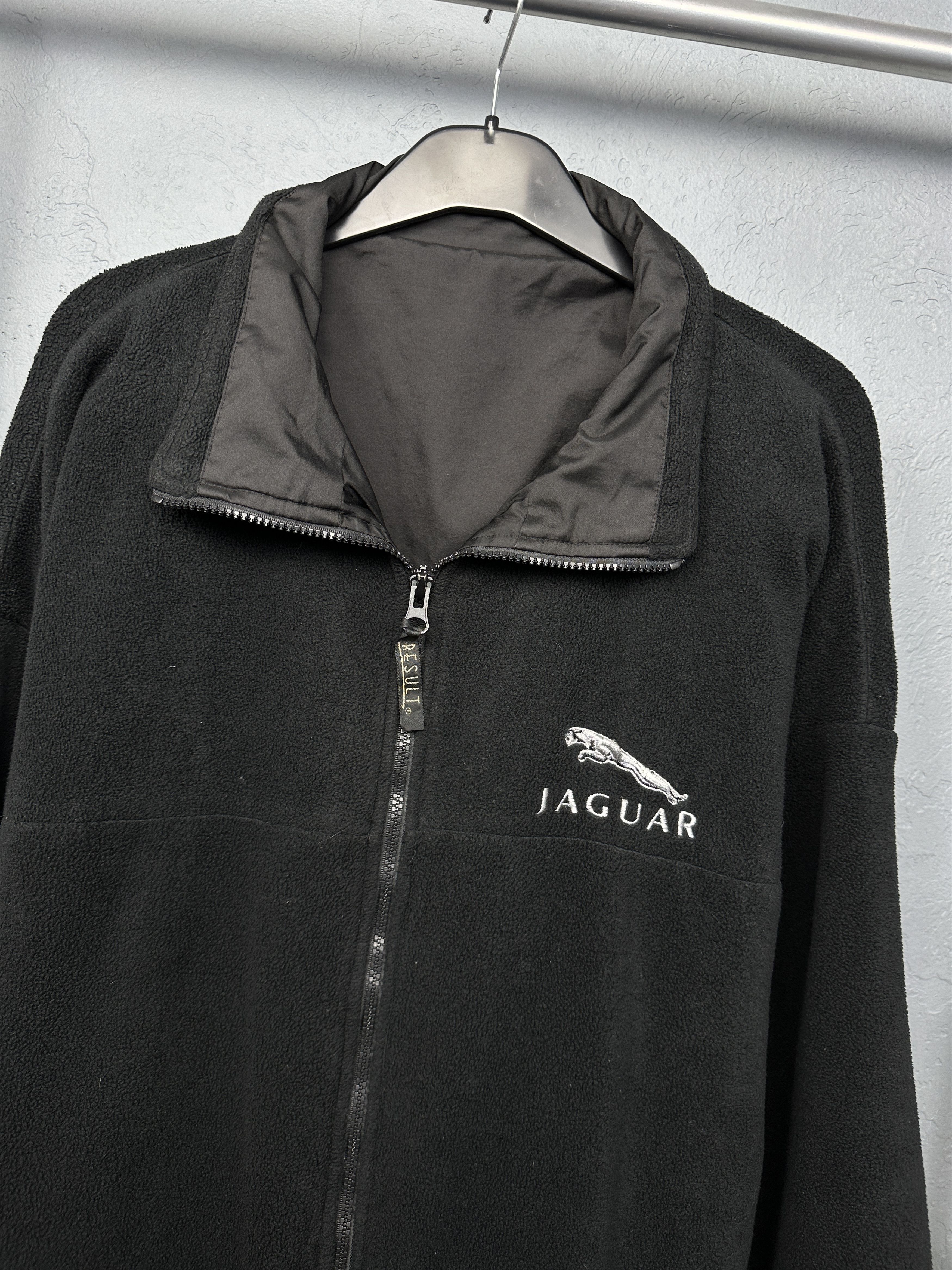 Vintage Jaguar Vintage Mens Workwear Reversible Fleece Jacket Size US XL / EU 56 / 4 - 7 Thumbnail