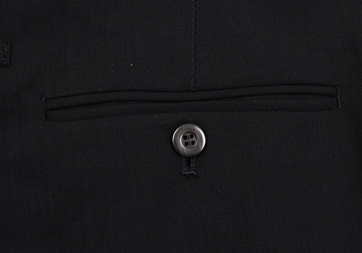Jean Paul Gaultier Summer Wool Two-Tuck Pants in Black Size 48 Size US 32 / EU 48 - 10 Thumbnail