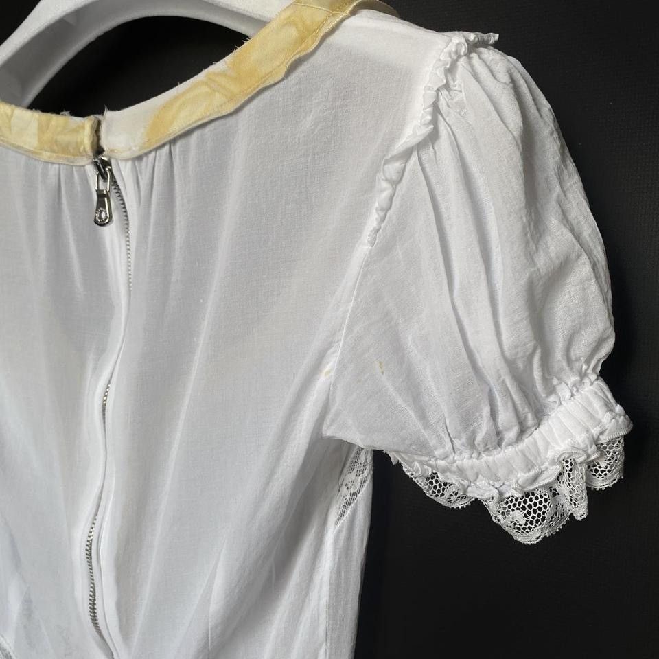 Dolce & Gabbana × Vintage dolce and gabbana white summer top Size XS / US 0-2 / IT 36-38 - 7 Thumbnail
