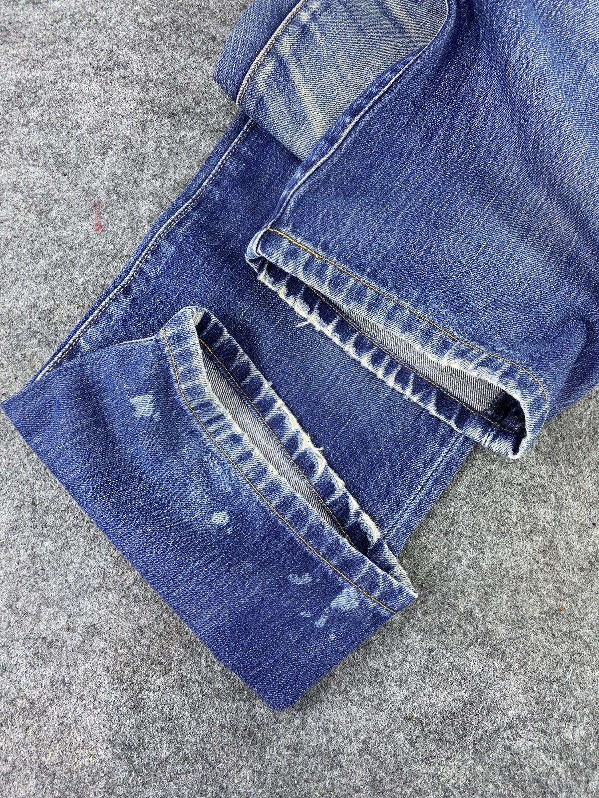 Jean × Levi's × Vintage Vintage Levis 502 Distressed Blue Wash Jeans-J967 Size US 34 / EU 50 - 11 Thumbnail