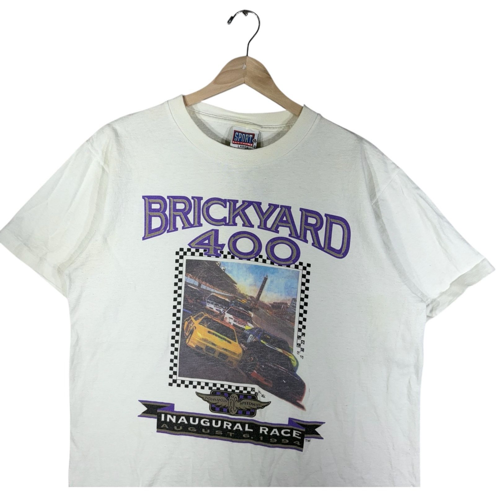Vintage Vintage Brickyard 400 Inaugural Race NASCAR 90s Tee L Size US L / EU 52-54 / 3 - 2 Thumbnail