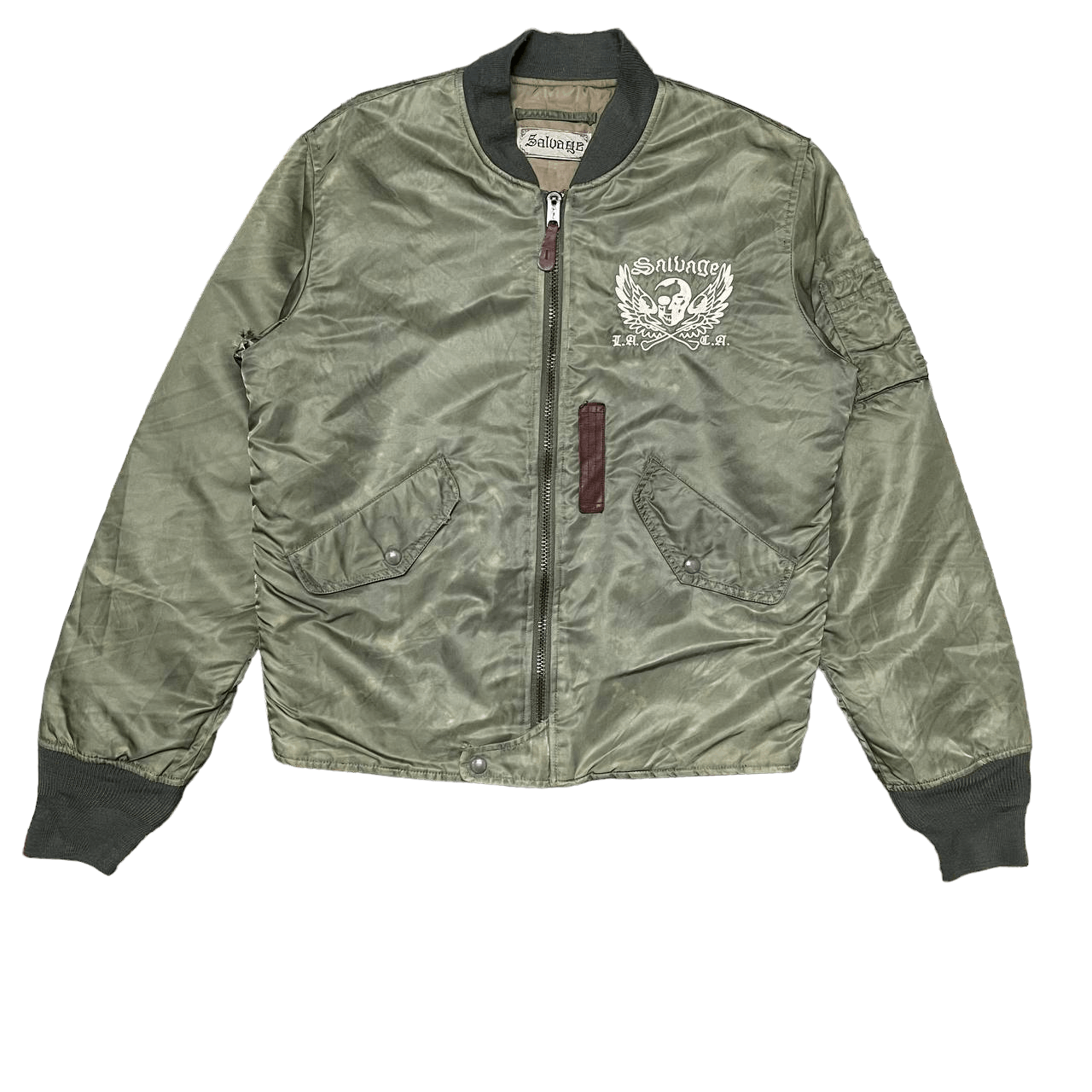 Salvage Vintage Salvage x Alpha Skulls Bomber Jacket Style Size US L / EU 52-54 / 3 - 4 Thumbnail