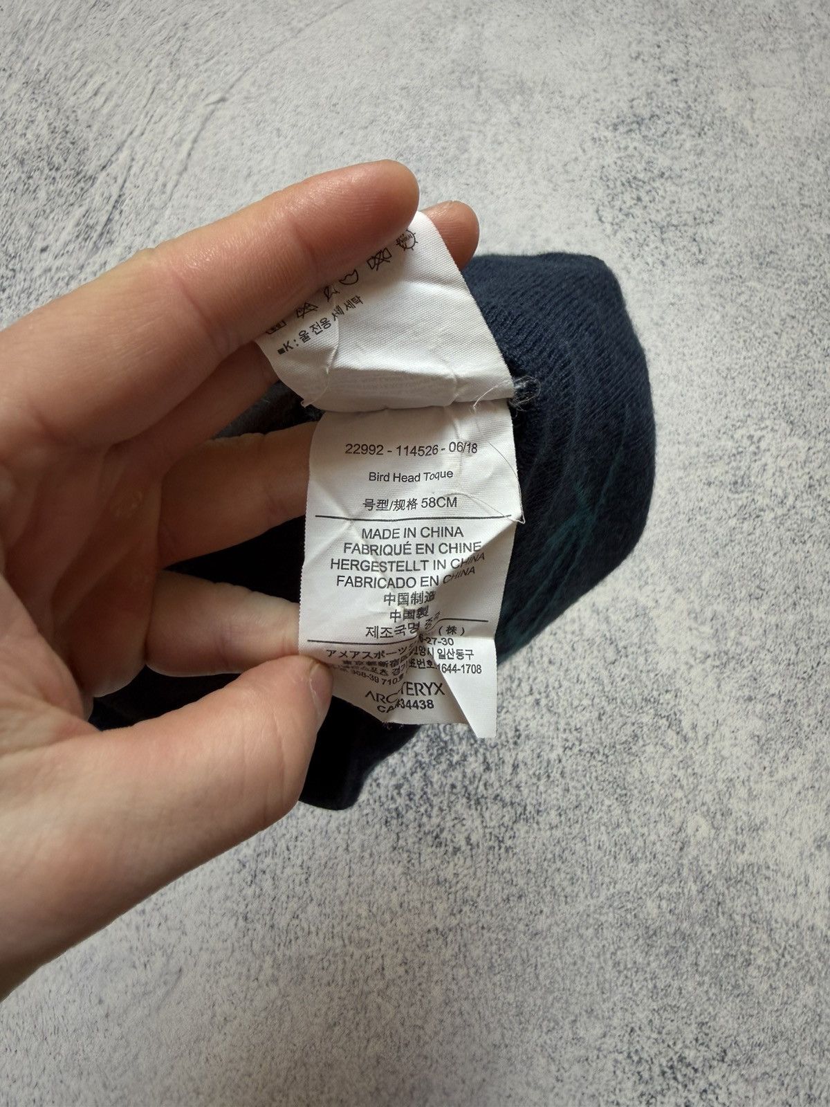 Arc'teryx Arc'teryx Bird Head Toque Beanie Wool Hat Blue 58cm Gorpcore Size ONE SIZE - 9 Thumbnail