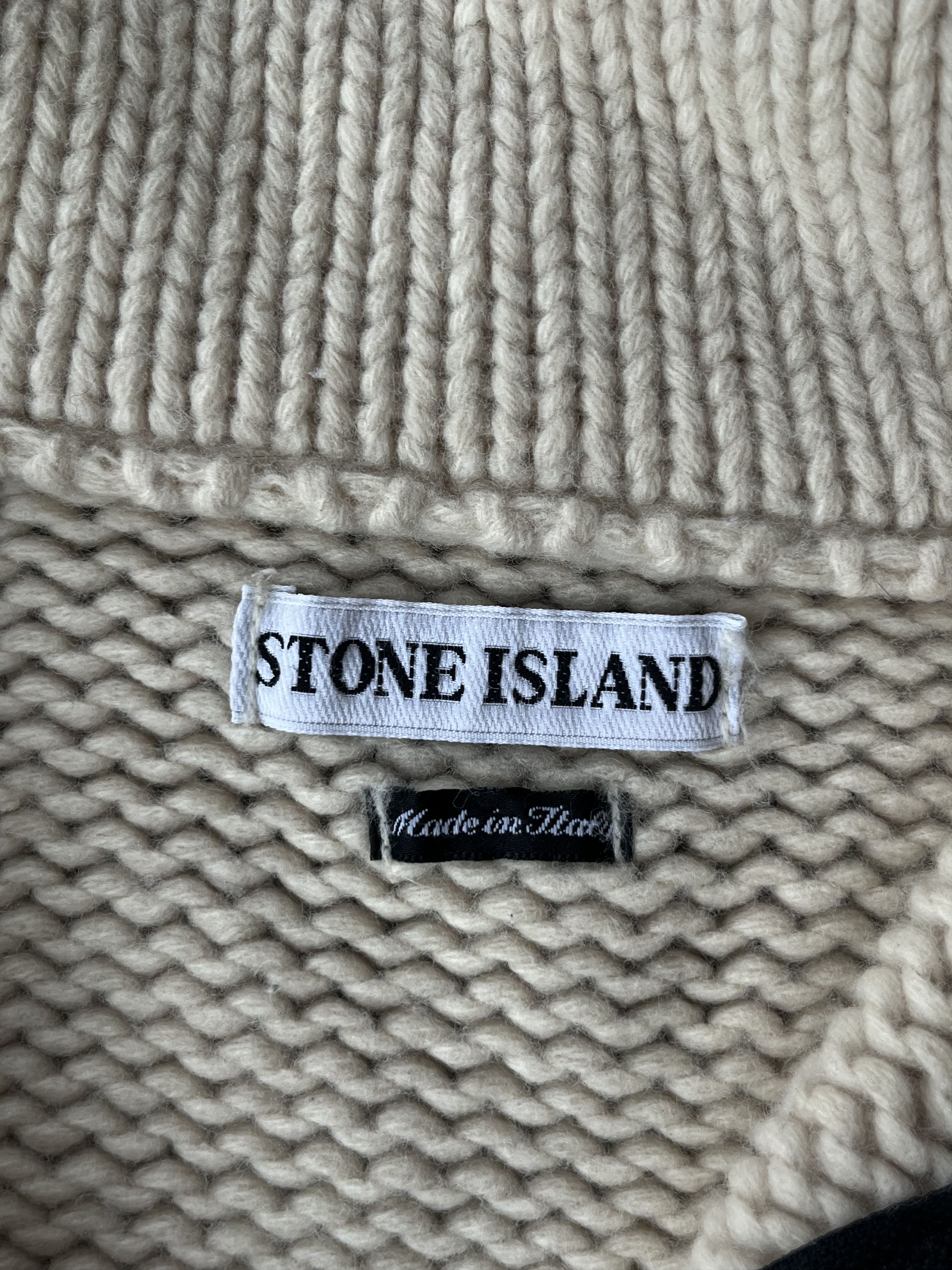Stone Island STONE ISLAND Vintage Full Zip Knitwear MADE IN ITALY Size US M / EU 48-50 / 2 - 7 Thumbnail