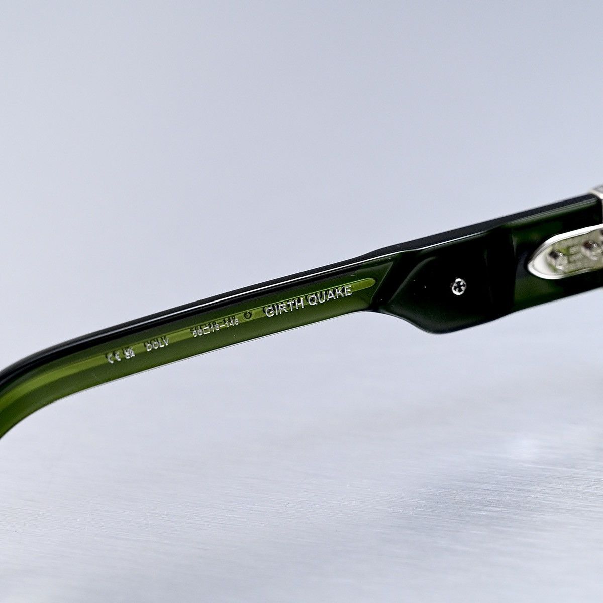 Chrome Hearts CHROME HEARTS GIRTH QUAKE DARK OLIVE SUNGLASSES Size ONE SIZE - 6 Thumbnail