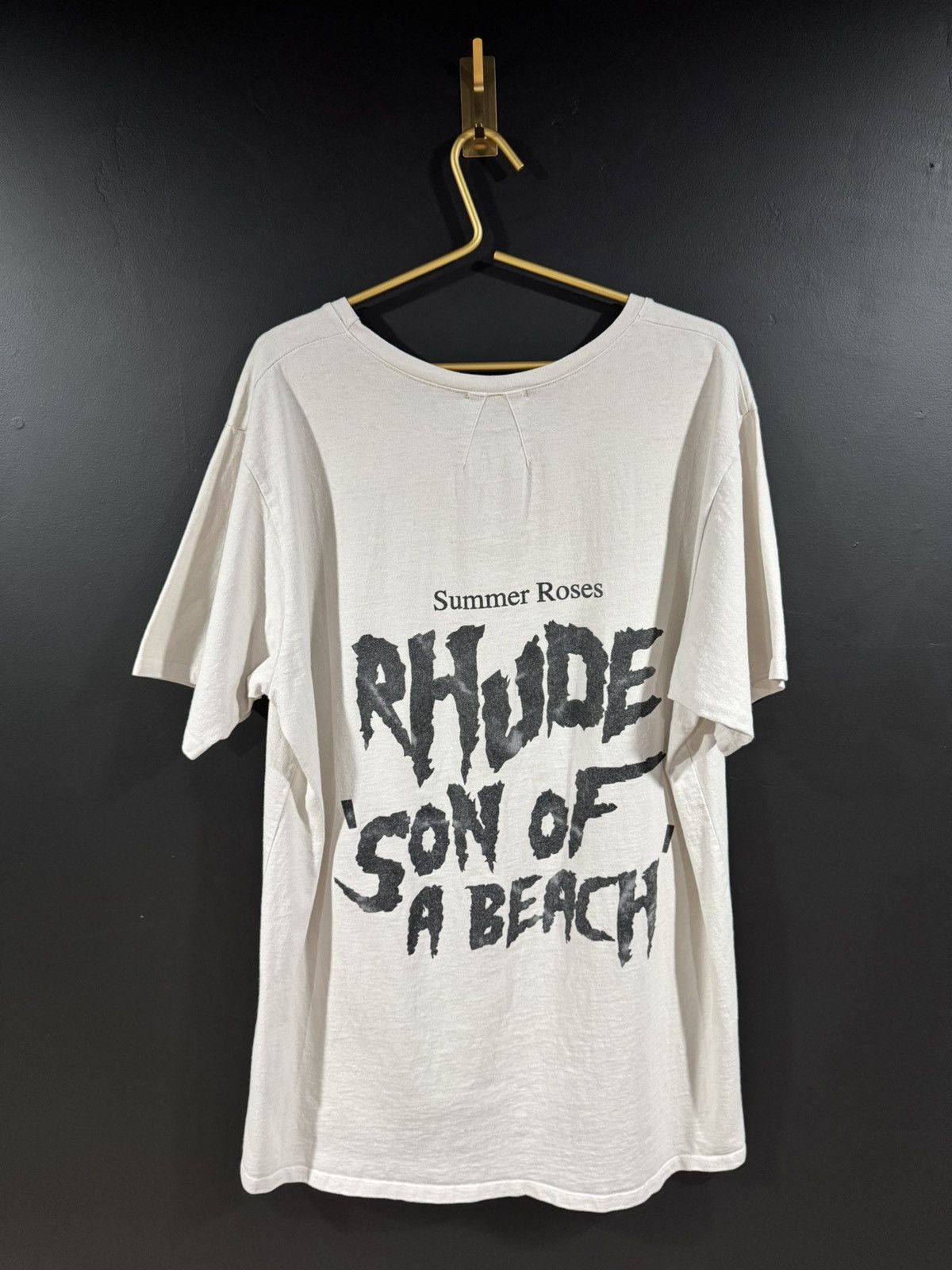Rhude Rhude Summer Roses ‘Son Of A Beach’ Tee XL Size US XL / EU 56 / 4 - 7 Thumbnail