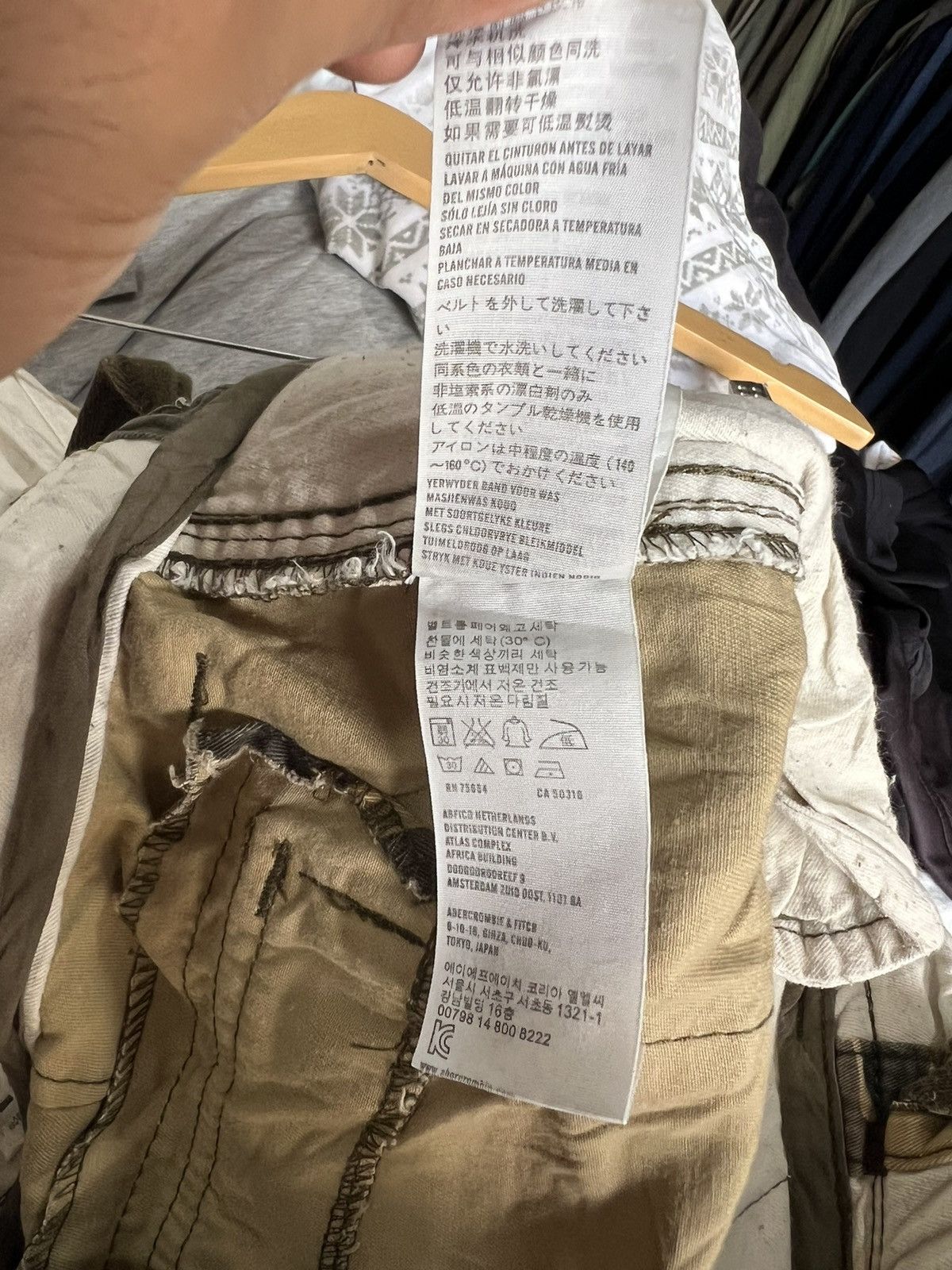 Abercrombie & Fitch 🔥Vintage Abercrombie & Fitch Camo Short Pant Cargo Size US 31 - 19 Thumbnail