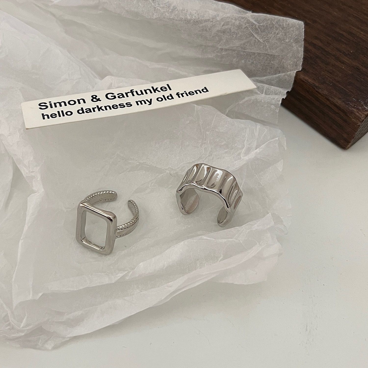 Jewelry Future Jewelry Rings Open Size Chrome Ring (Size 7-13) Size ONE SIZE - 5 Thumbnail