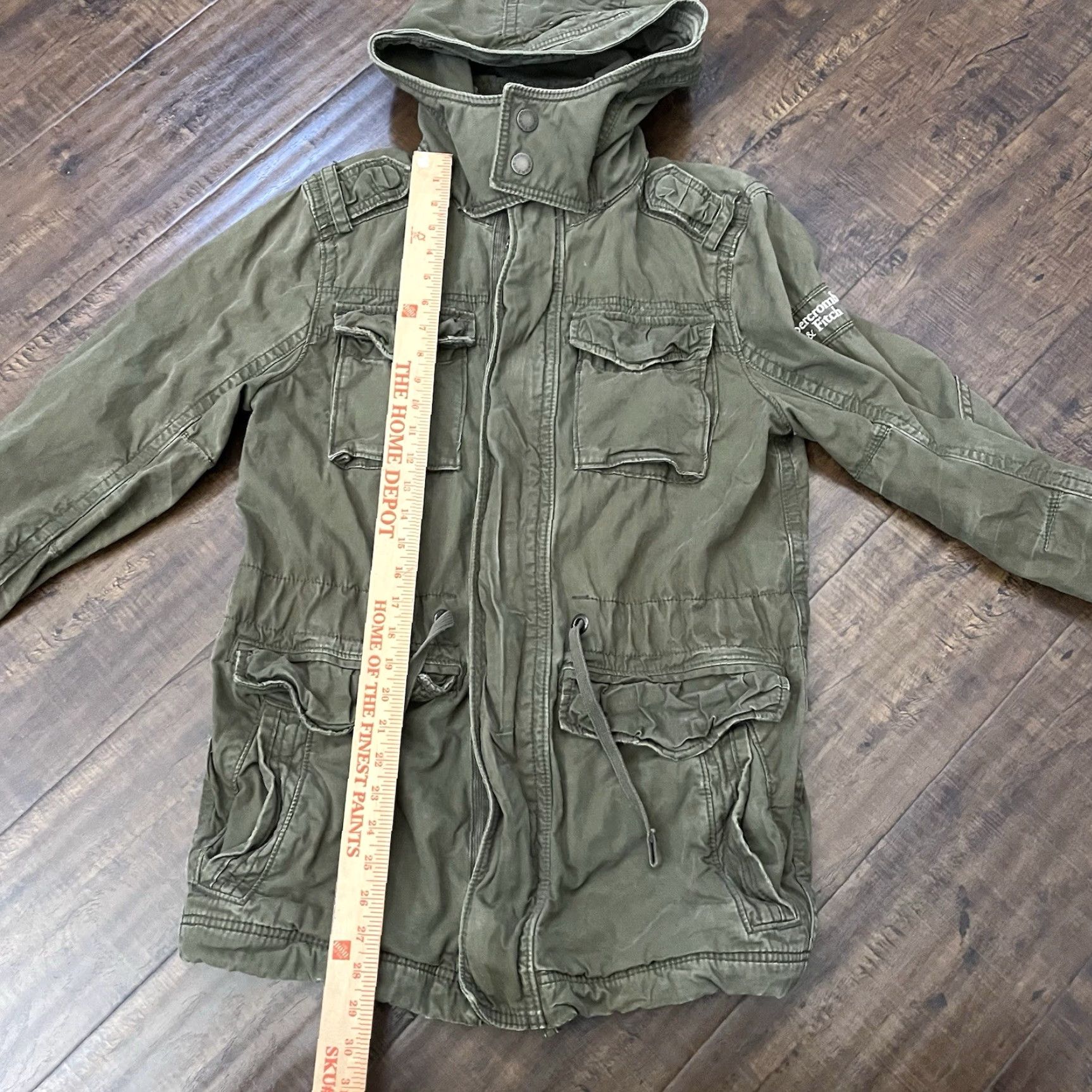 Abercrombie & Fitch VINTAGE Abercrombie & Fitch M65 Army Jacket Men Medium Green Cotton Military Coat Fall Winter Size US M / EU 48-50 / 2 - 8 Thumbnail