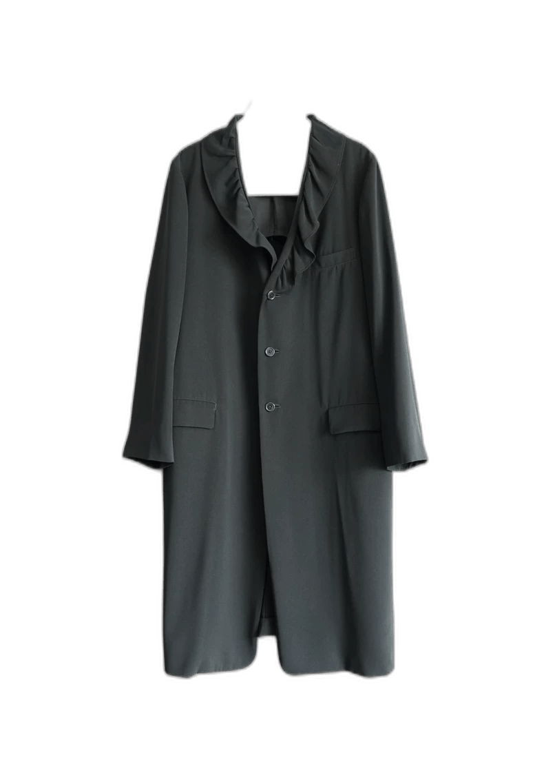Yohji Yamamoto Yohji Yamamoto 97SS Petal Collar Coat Size US S / EU 44-46 / 1 - 1 Thumbnail