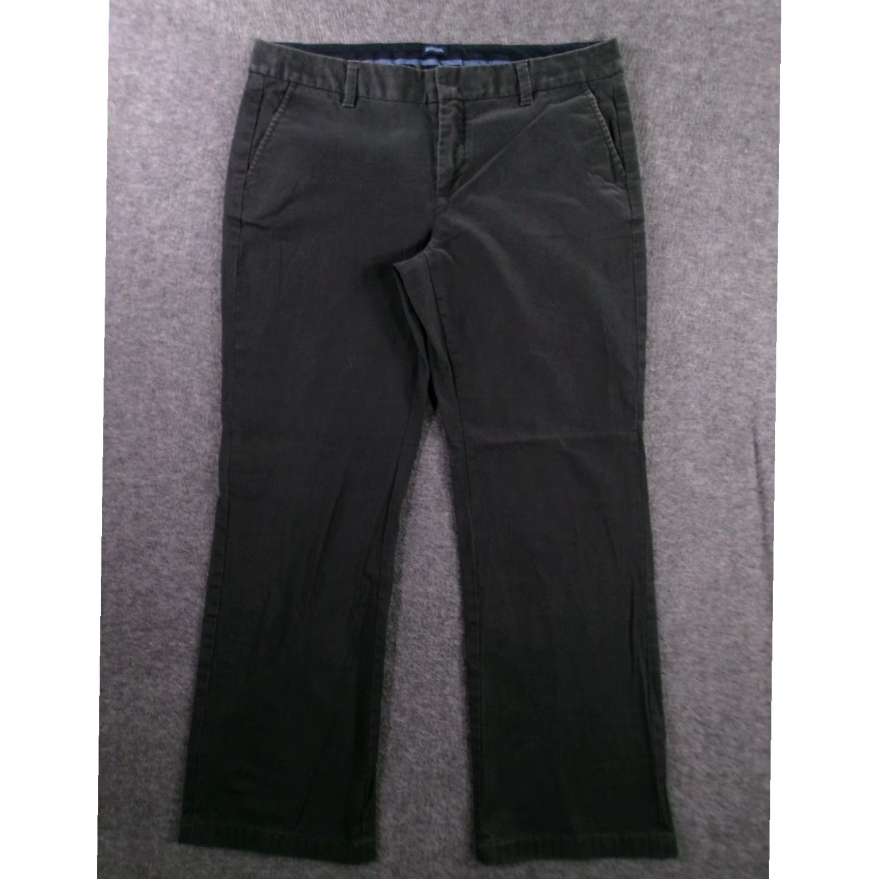Gap VINTAGE GAP Pants Womens 10 Black Straight Leg Capsule Causal Classic Minimalist Size 32" / US 10 / IT 46 - 2 Thumbnail
