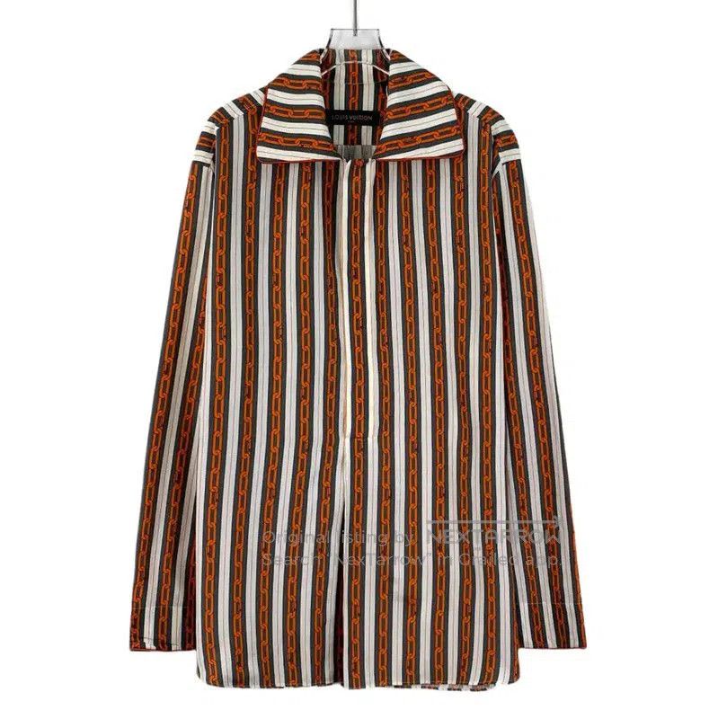 Louis Vuitton Louis Vuitton Men's Color-Blocked Cotton Shirt . Size US S / EU 44-46 / 1 - 1 Thumbnail