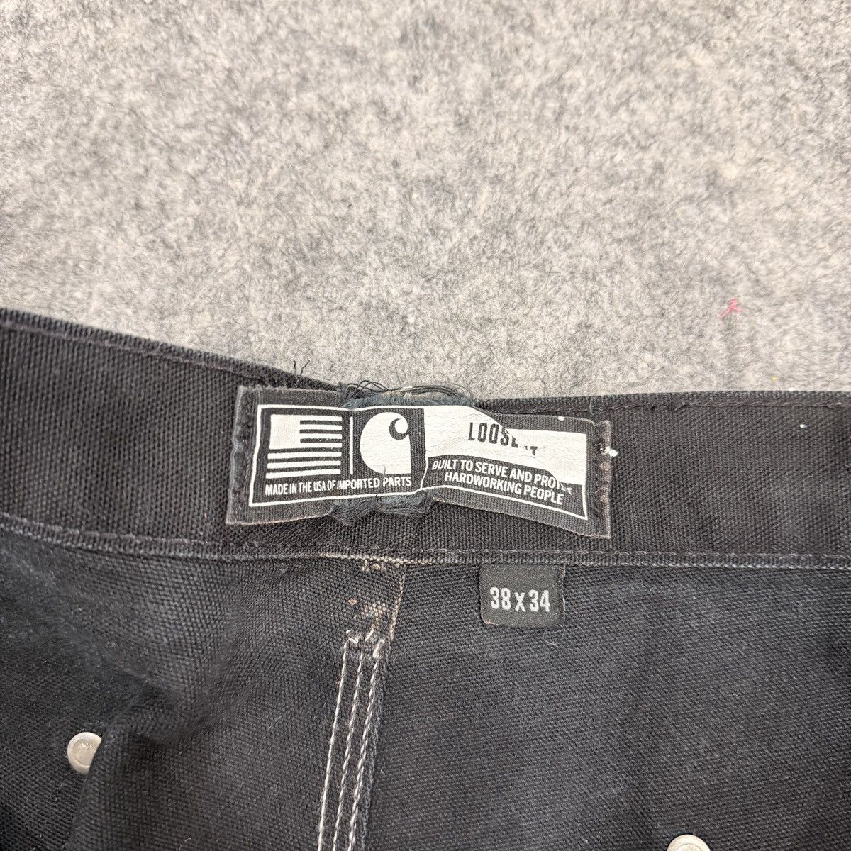 Carhartt Vintage Carhartt B01 BLK Double Knee Denim Size US 38 / EU 54 - 9 Thumbnail