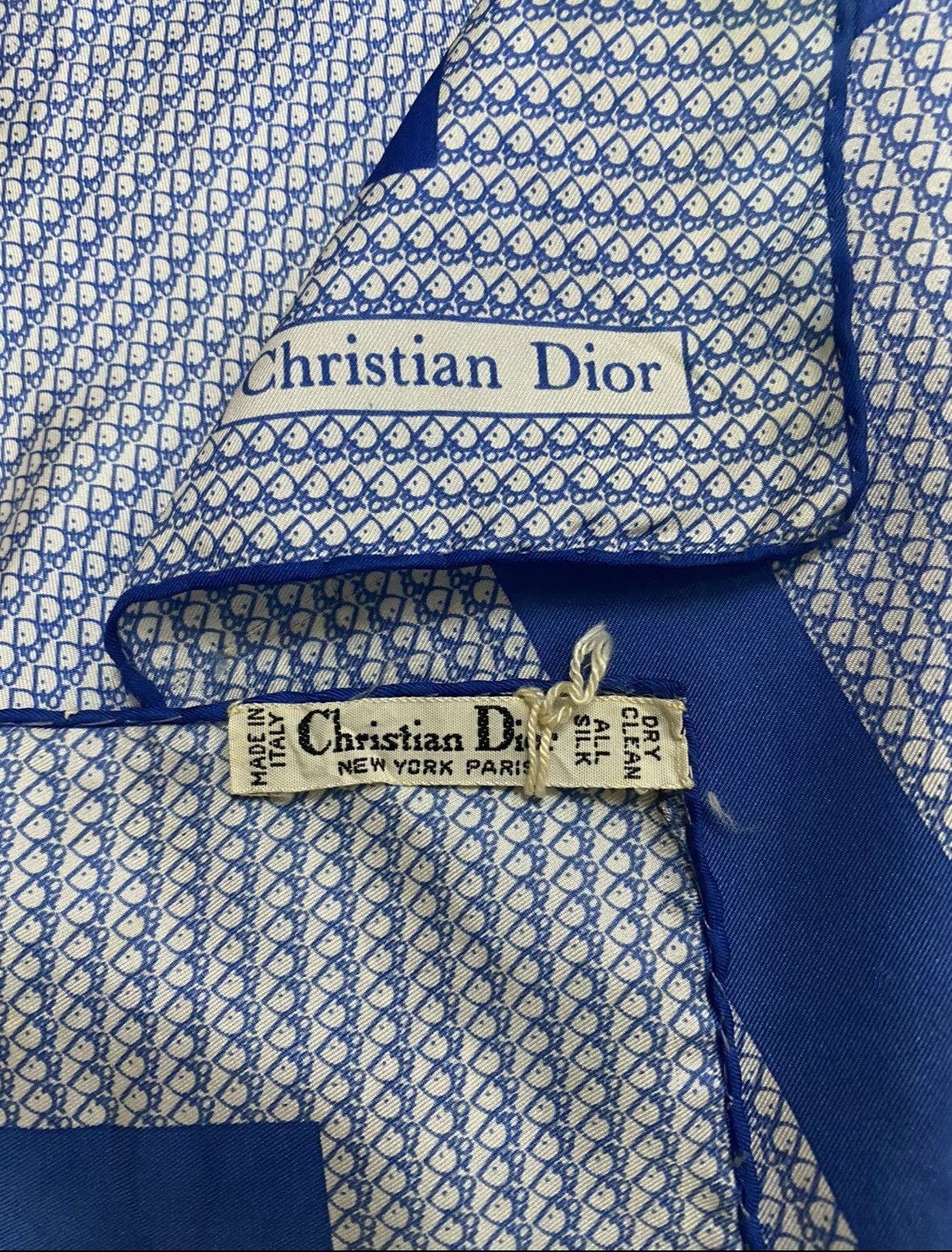 Dior Vtg🔥Christian Dior Monogram New York Paris Silk Scarves Size ONE SIZE - 10 Thumbnail
