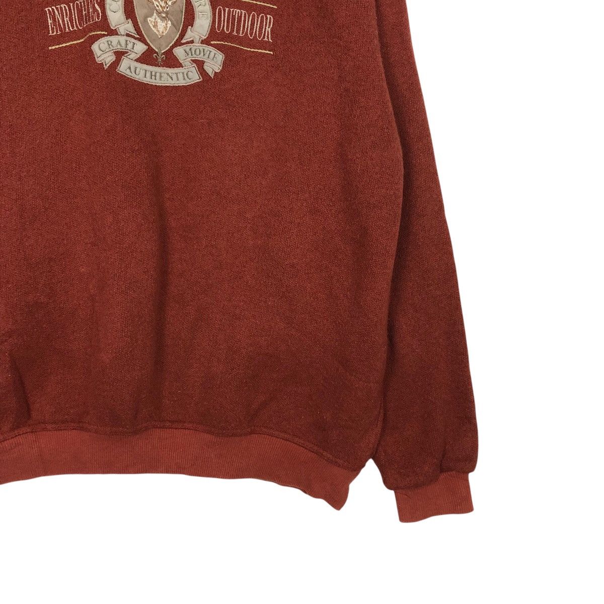 Japanese Brand × Vintage 📌Vintage Sweatshirt Craft Movie Big Logo Issey Miyake Size US L / EU 52-54 / 3 - 6 Thumbnail