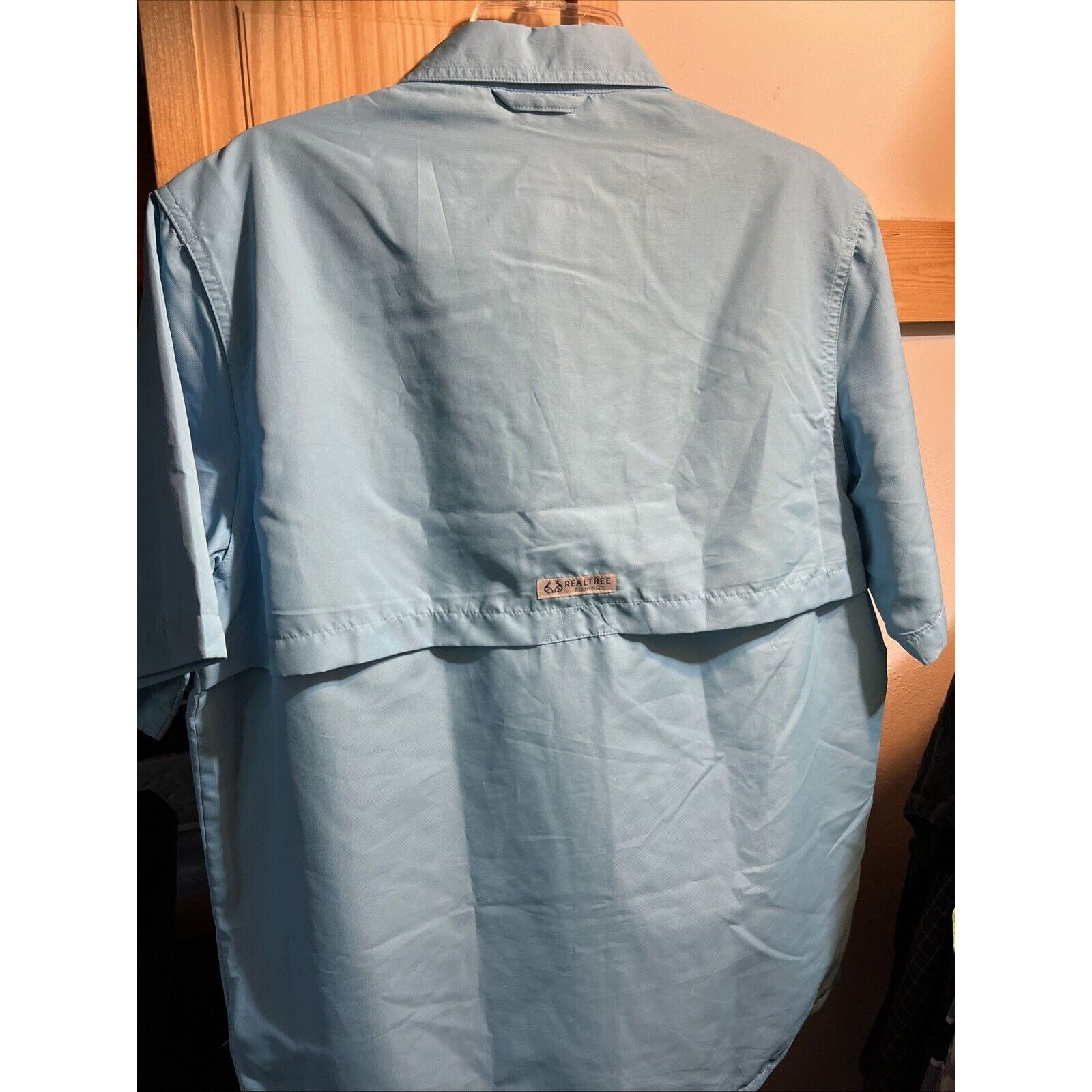 Realtree RealTree Shirt M Blue Vented Fishing Hiking Outdoors Mens SS Size US M / EU 48-50 / 2 - 9 Thumbnail