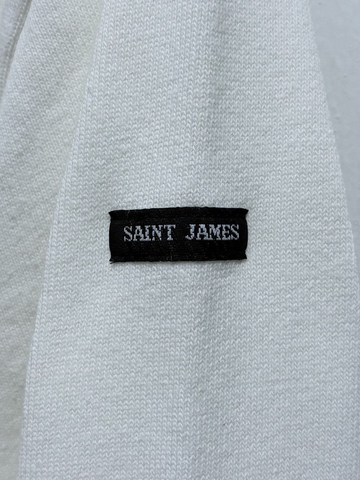 Saint James 2000's Saint James Minquiers White L/S T-Shirt Size US M / EU 48-50 / 2 - 4 Thumbnail