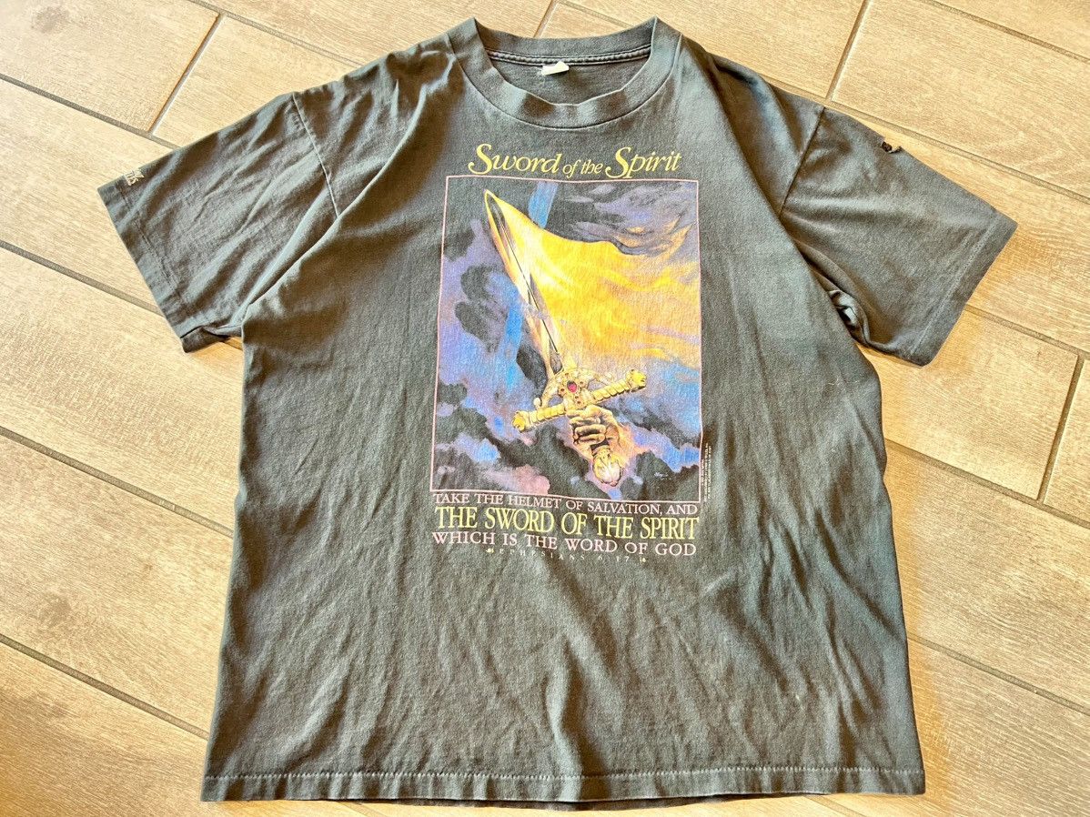 Other Vintage 1992 Sword Of The Spirit Living Epistles Size XL Size US L / EU 52-54 / 3 - 1 Thumbnail