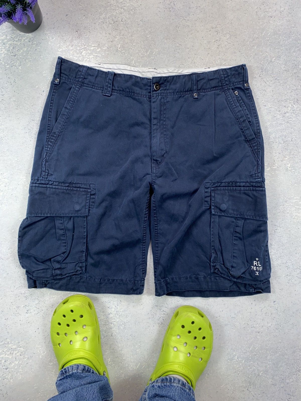 Polo Ralph Lauren × Ralph Lauren × Vintage Vintage Polo Ralph Lauren Men’s Cargo Shorts Size 36 Size US 36 / EU 52 - 4 Thumbnail