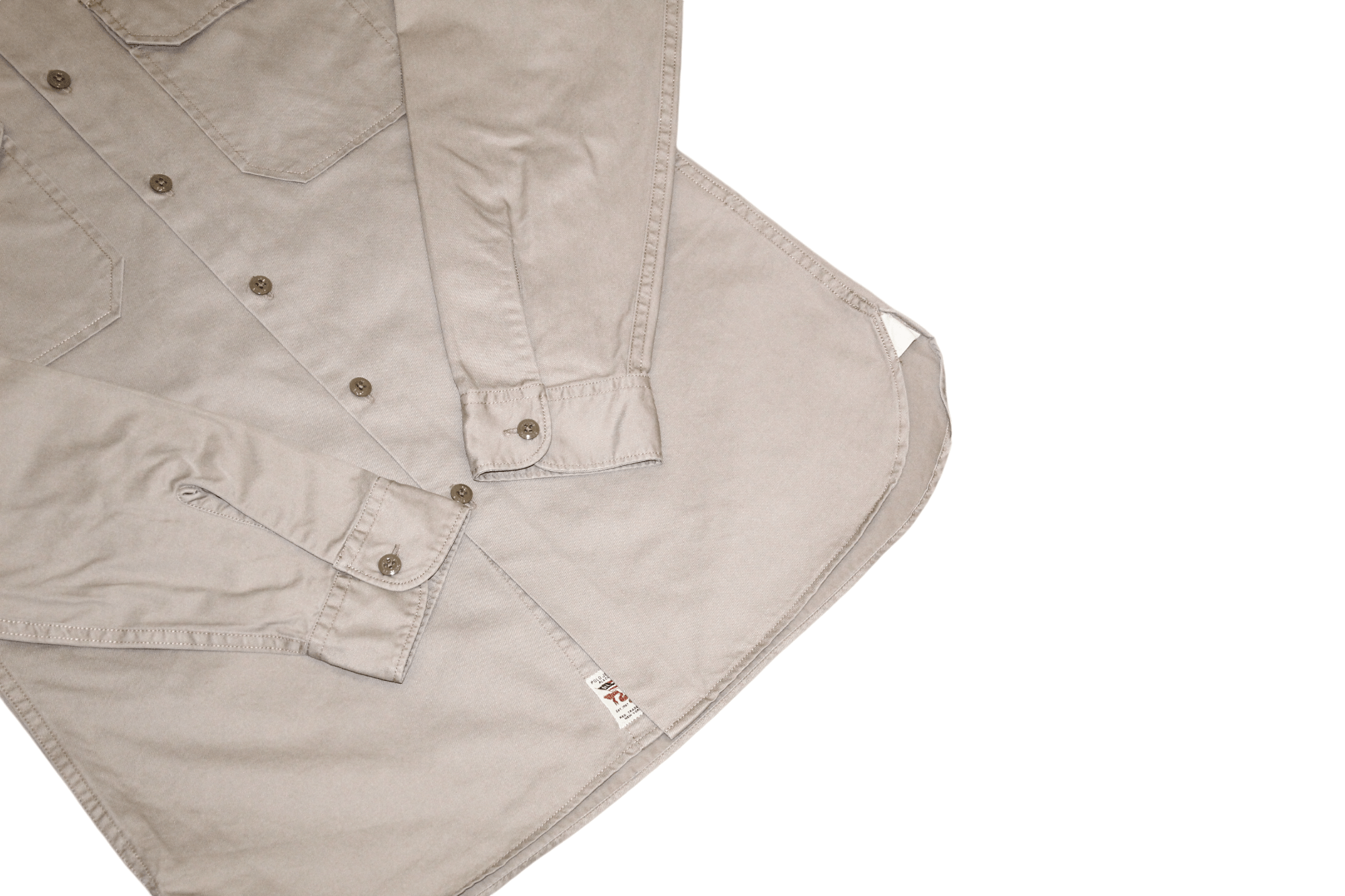 Polo Ralph Lauren Polo Jeans Co. U.S.-R.L. Military Brushed Cotton Overshirt Size US S / EU 44-46 / 1 - 8 Thumbnail