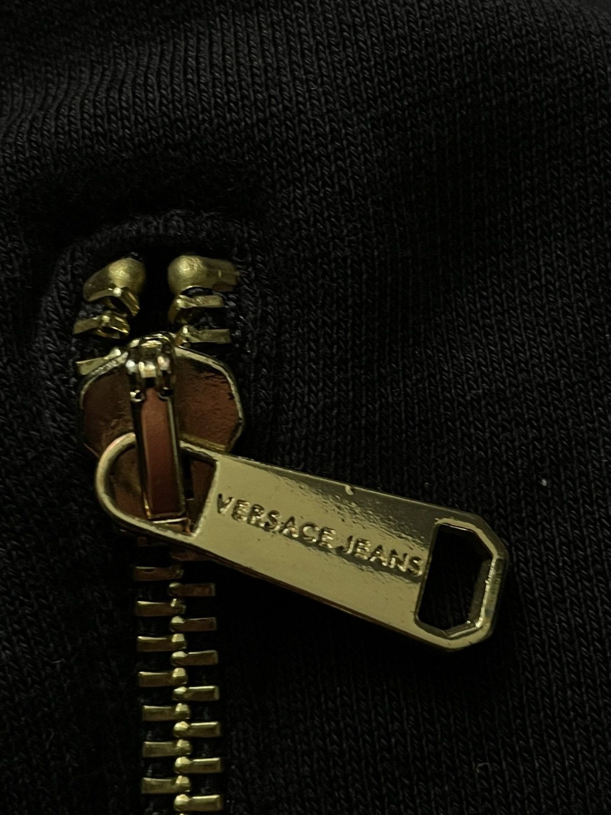 Versace Jeans Couture Versace Jeans Luxury Zip Hoodie Gold Lampas Logo RARE Size US XS / EU 42 / 0 - 5 Thumbnail