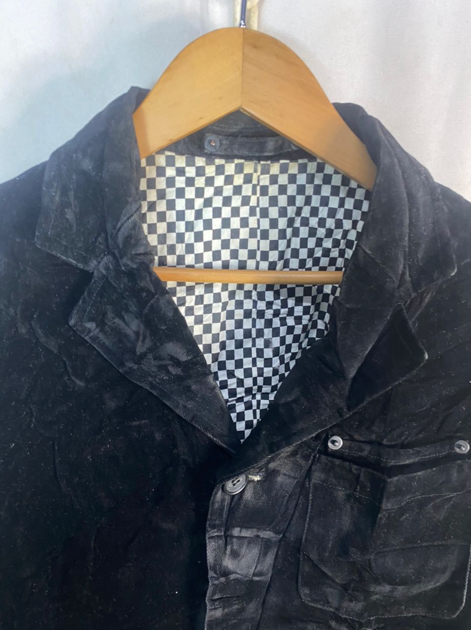 In the attic button black jacket