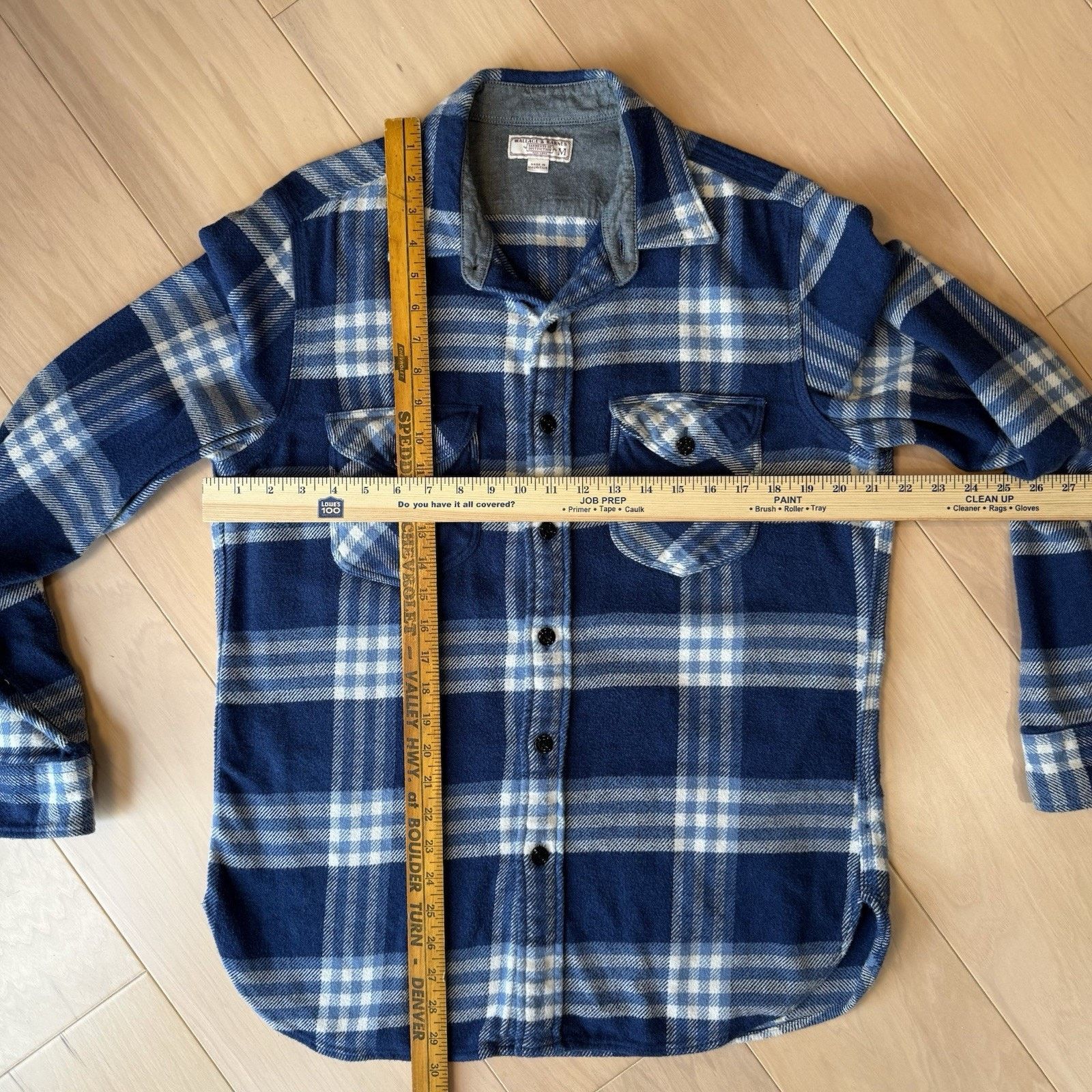 Wallace & Barnes Wallace & Barnes Flannel M Multicolor Plaid Cotton Shirt Size US M / EU 48-50 / 2 - 3 Thumbnail